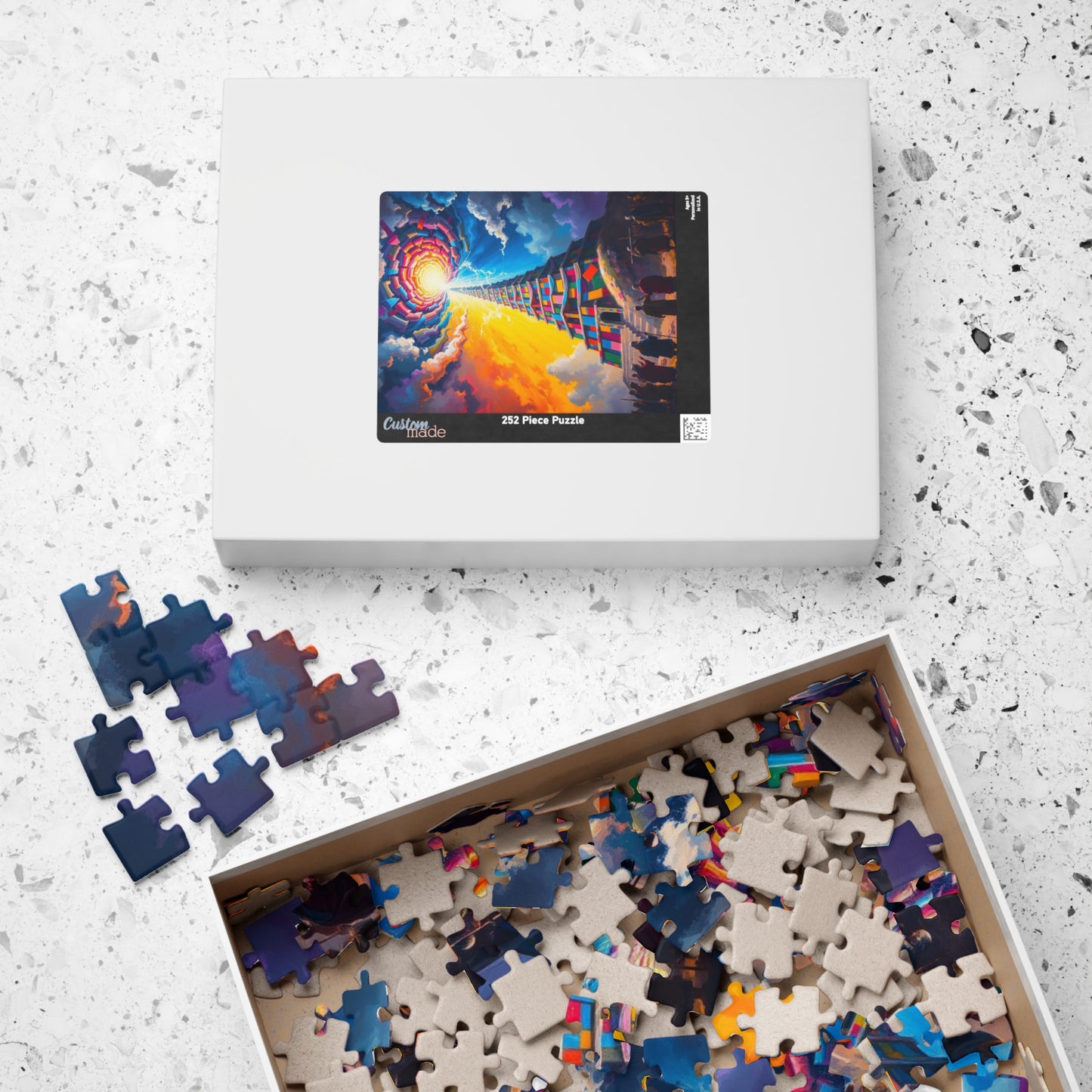 Tower of Babel Jigsaw Puzzle, Christian Bible Art, Educational Game, Family Bonding Entertainment, Religious Gift for Friends, Cognitive Fun Puzzle The Puzzle Chest