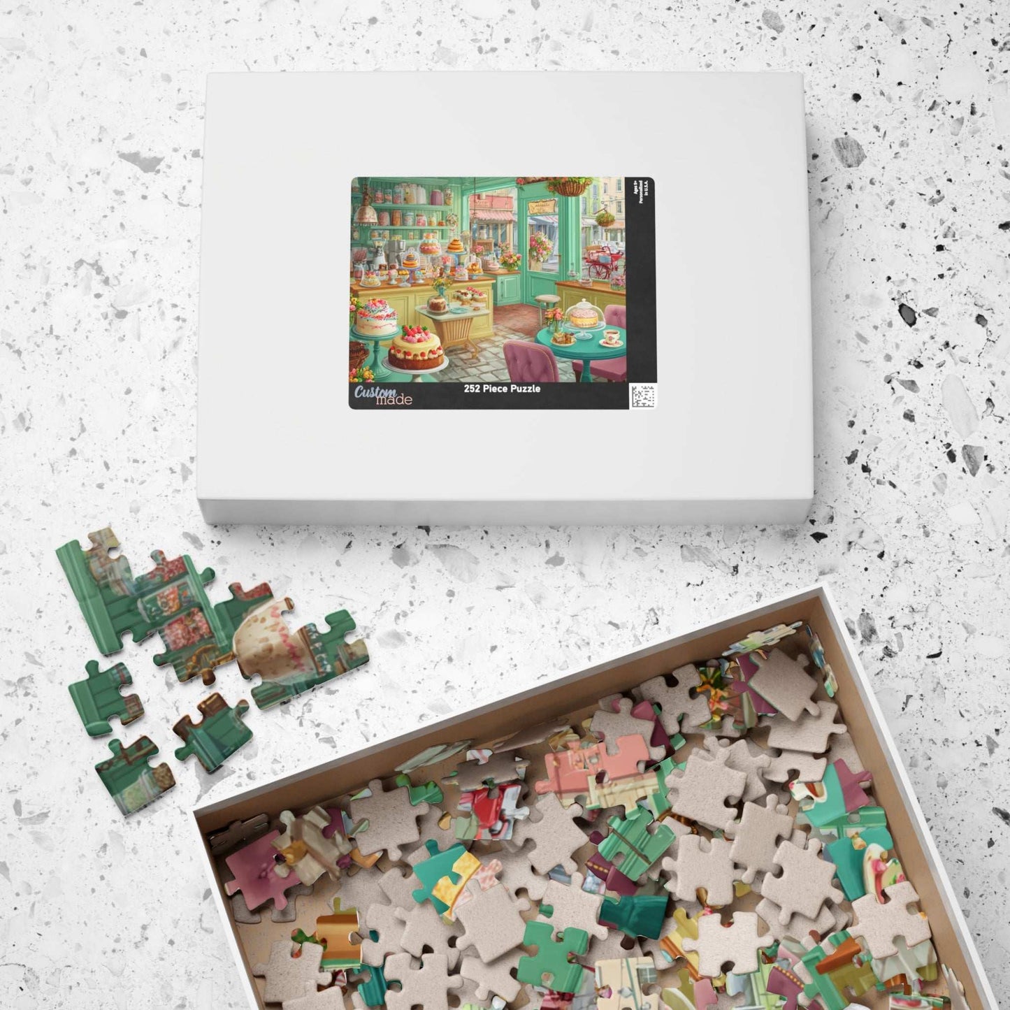 Retro Cake Shop Jigsaw Puzzle - Vintage Bakery Scene Filled with Sweet Treats Puzzle The Puzzle Chest