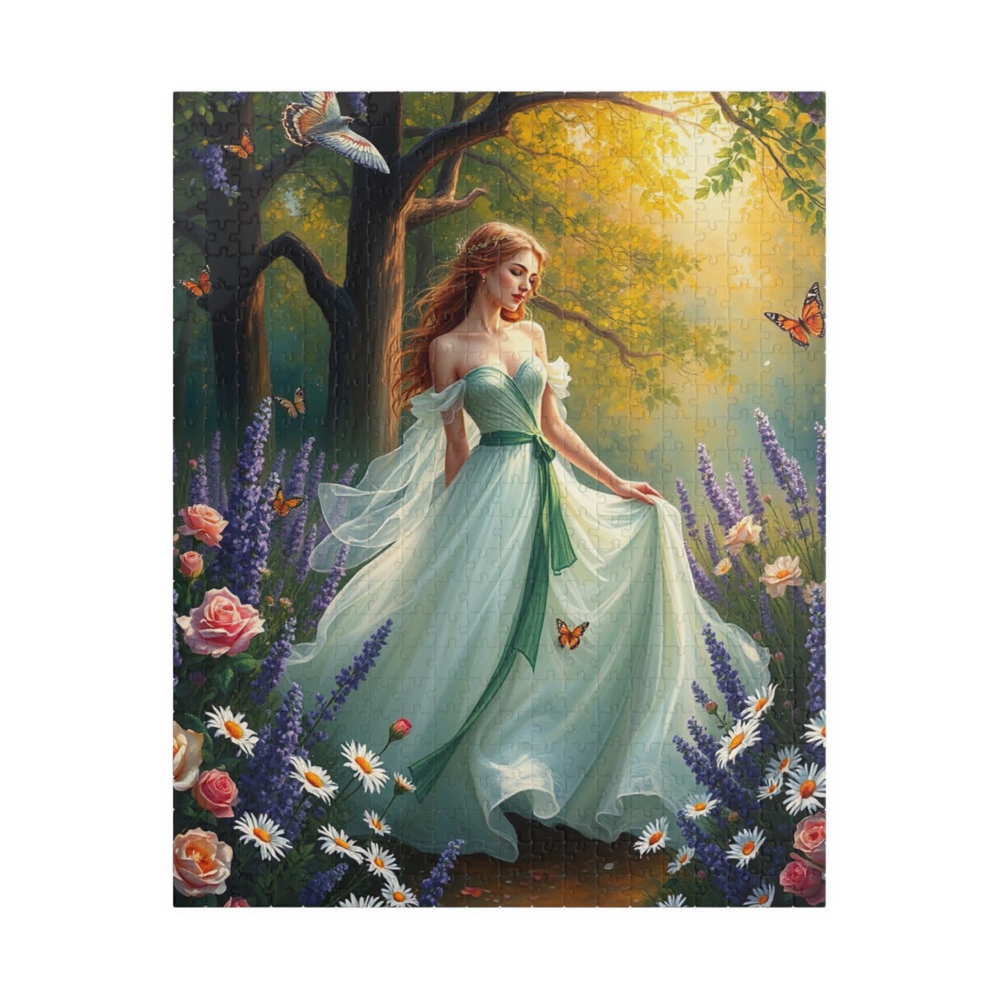 Heavenly Maiden Jigsaw Puzzle, Virgo Zodiac Sign Jigsaw Game, Beautiful Art Puzzle for Adults, Fantasy Lover Gift for Friends, Family Night 520 pcs (Vertical) Puzzle The Puzzle Chest