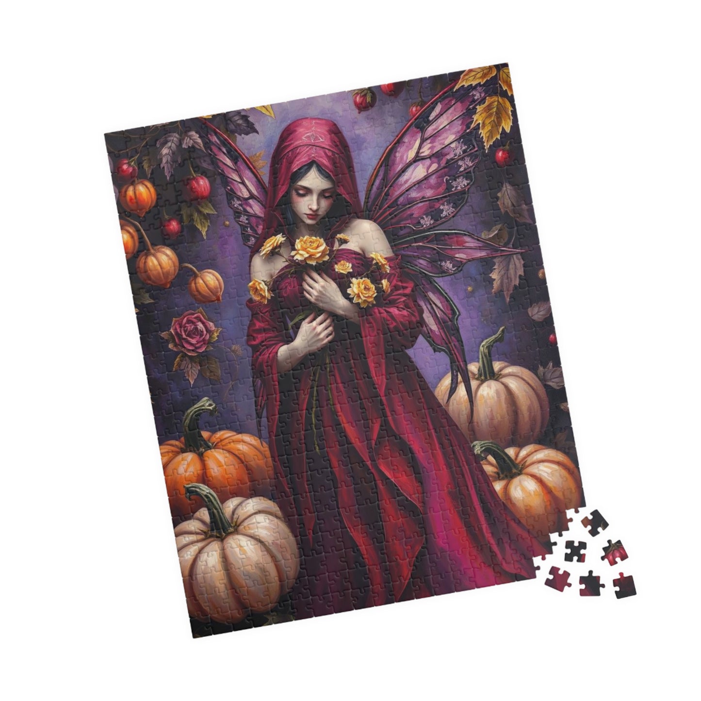 Withering Garden Fairy Jigsaw Puzzle, 110-1014 Piece Autumn Mythical Game for Family Activity, Puzzle Lover Gift, Halloween, Fantasy Art Puzzle The Puzzle Chest