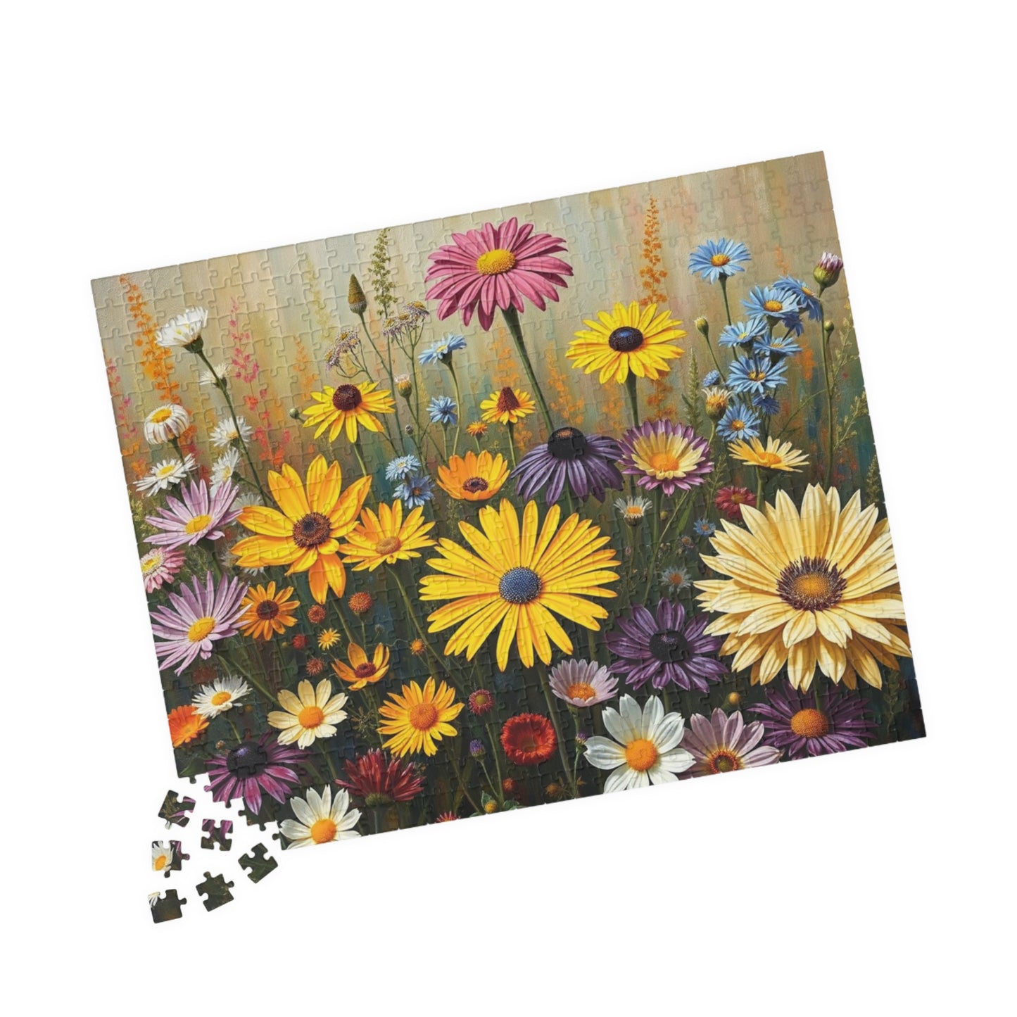 Floral Jigsaw Puzzle - Natures Bouquet, Flower Game for Adults, Nature Lover Gift, Mindful Home Activity, Game for Family Night, Puzzle Fan Puzzle The Puzzle Chest