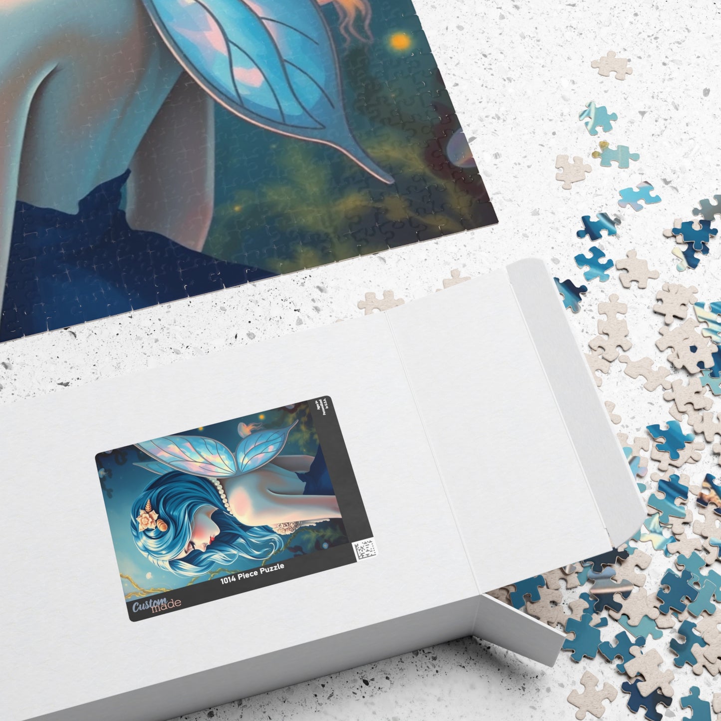 Ocean Whisperer Fairy Puzzle, 110 252 520 1014-piece Mythical Creature Jigsaw Game, Gift for Fairy Tale Lovers, Family Fun, Cozy Night In Puzzle The Puzzle Chest