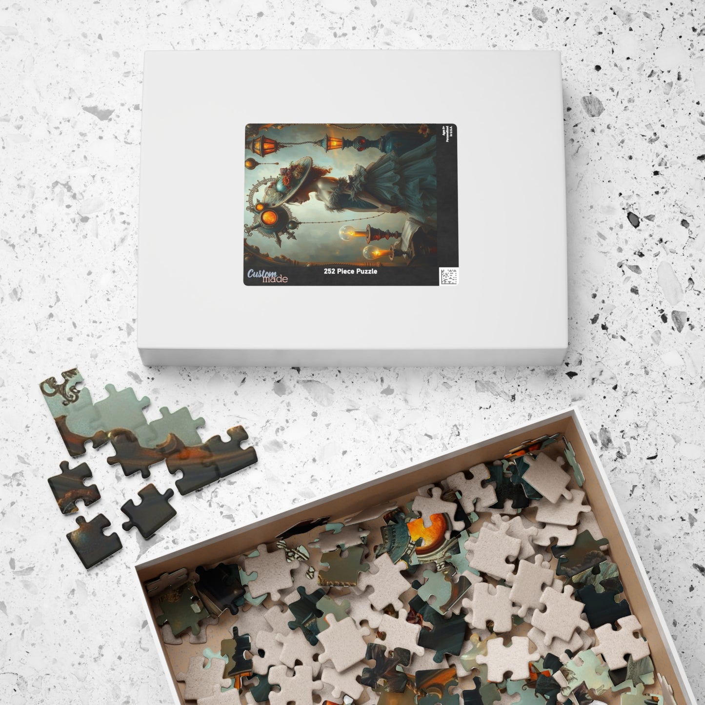 Steampunk Puzzle: Enchanting Design for Puzzle Lovers, Frameable Decor, Gift for Art Lover, Family Game Night Activity, Unique Art Piece Puzzle The Puzzle Chest