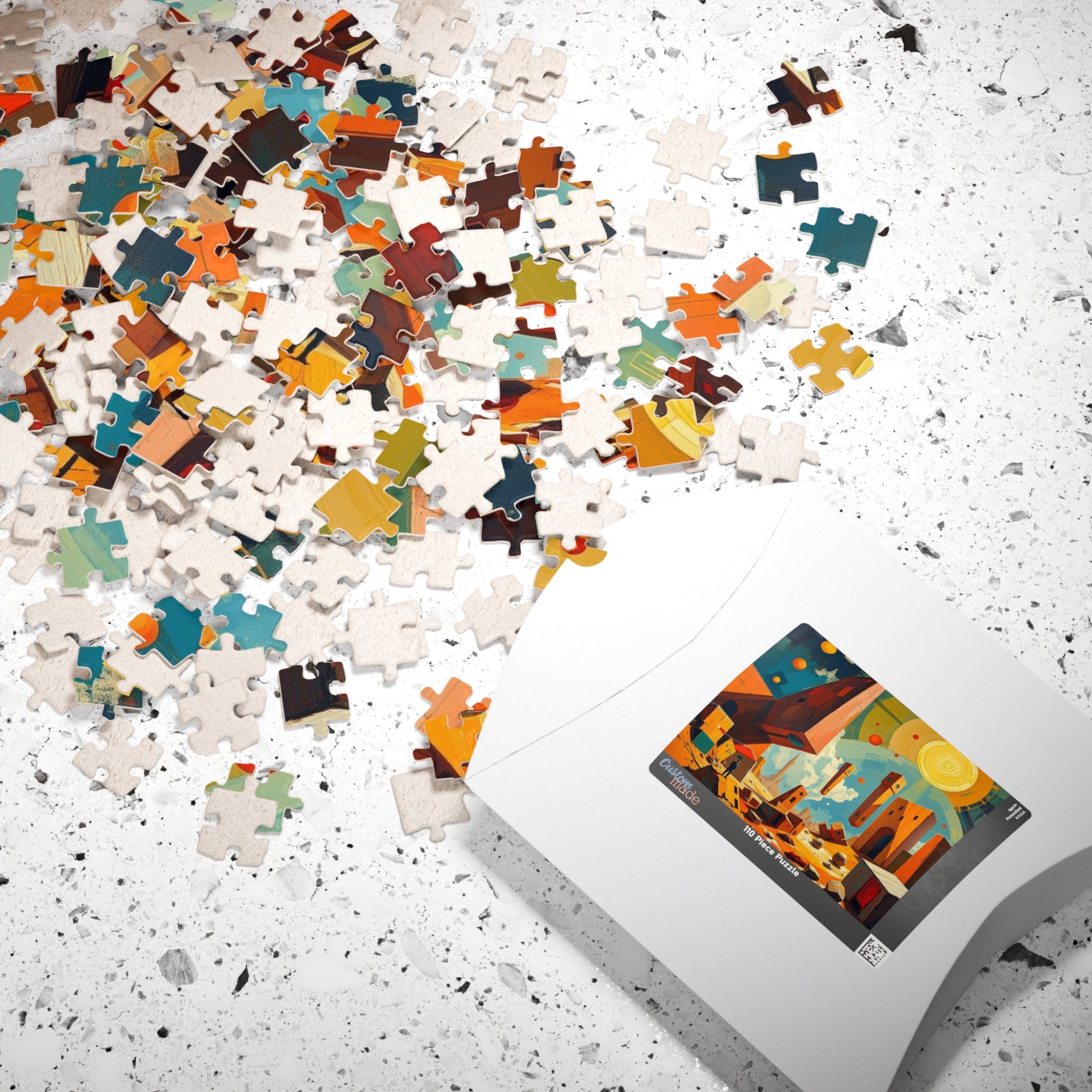 Cosmic Adventure Puzzle, Abstract Art Jigsaw Puzzle Game for Space Lovers Puzzle The Puzzle Chest