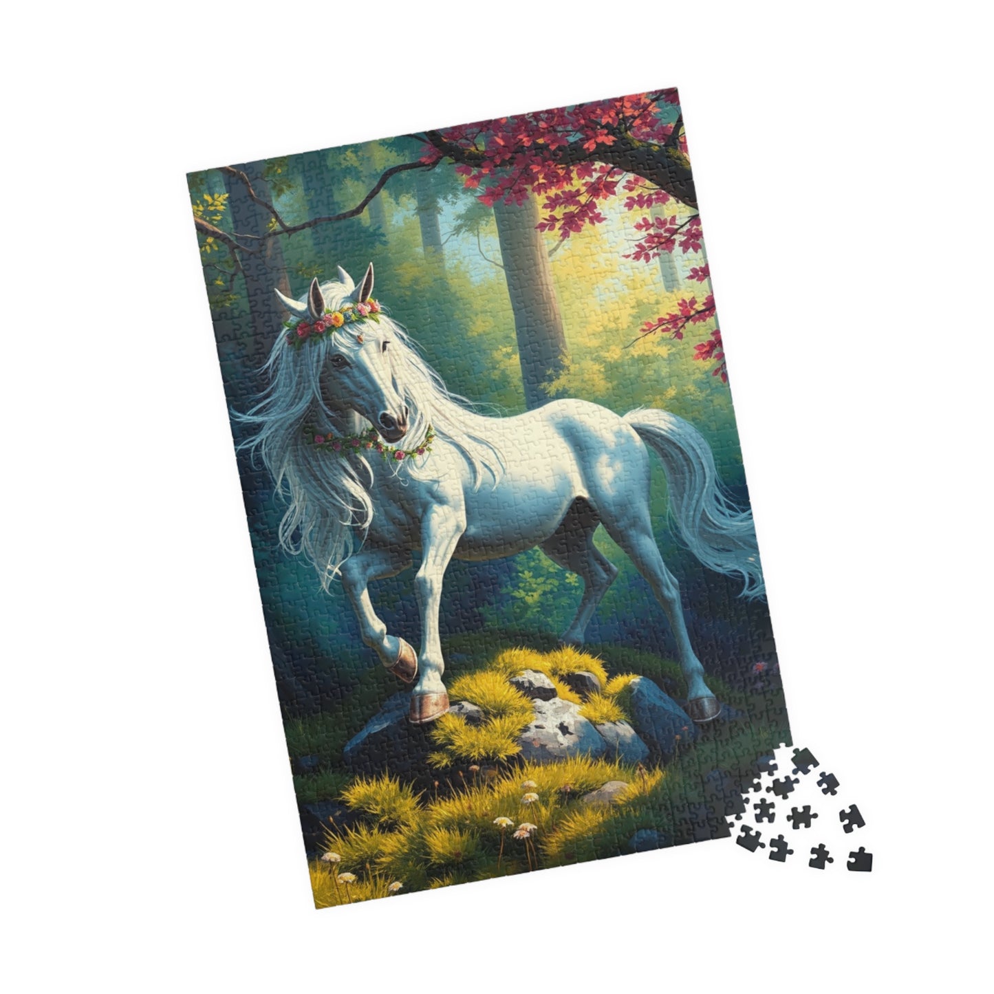 Magical Unicorn Puzzle - 110, 252, 520, 1014-piece, Jigsaw Game for Adults, Fantasy Lover Gift, Mindfulness Activity, Home Entertainment Puzzle The Puzzle Chest