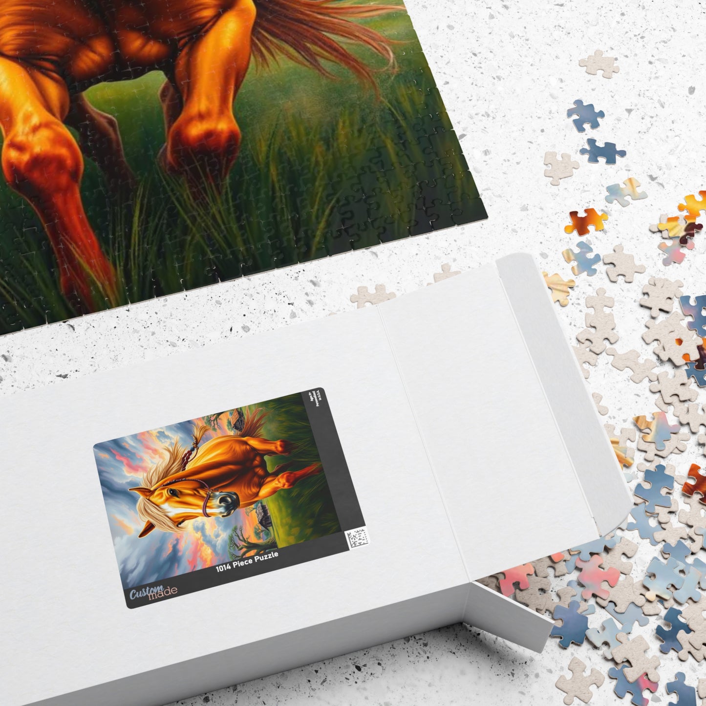 Horse Lover's Puzzle, 110-1014 Piece Jigsaw Game for Adults, Perfect Gift for Equine Enthusiasts, Family Fun, Home Entertainment, Horsey Art Puzzle The Puzzle Chest