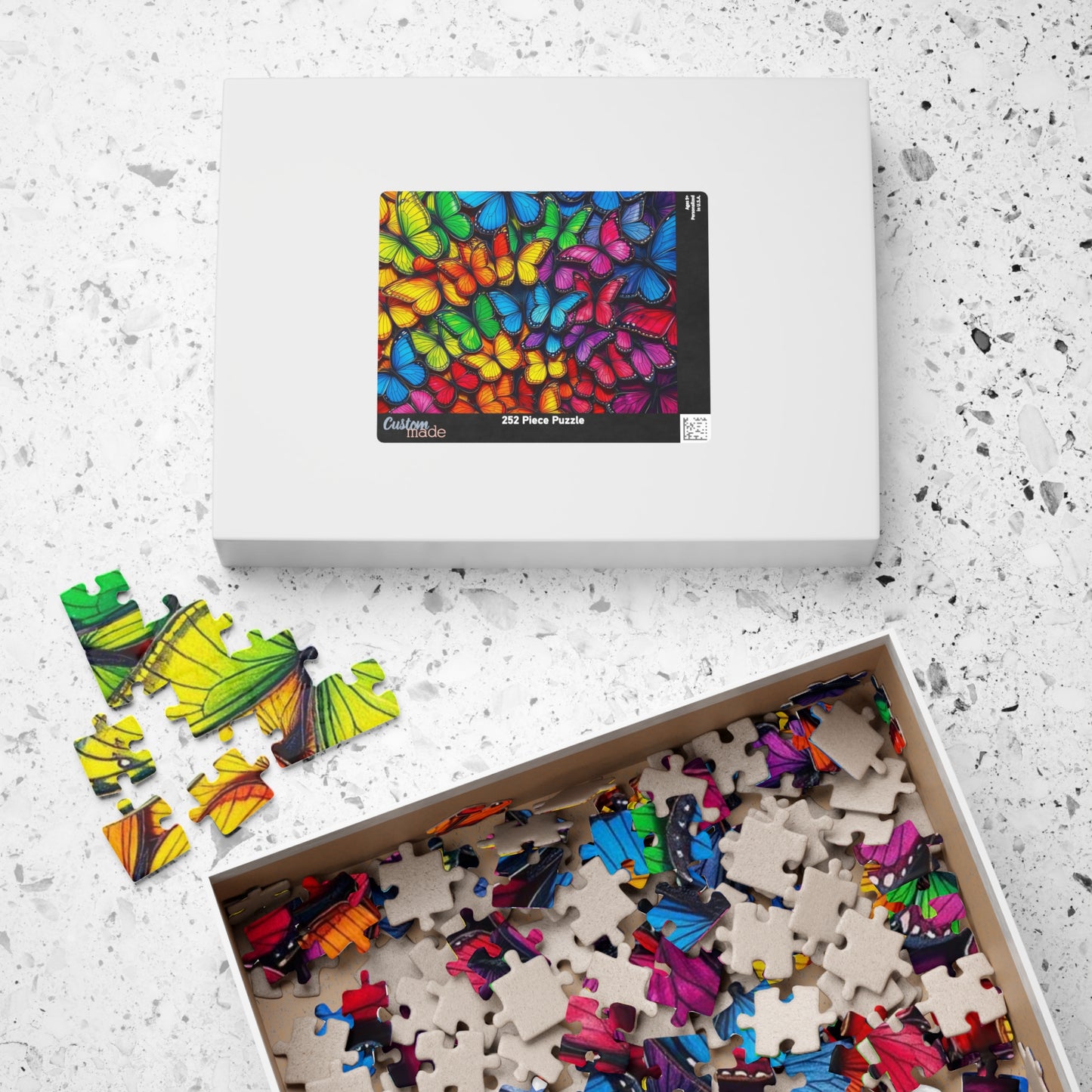Wings of Pride Jigsaw Puzzle, Rainbow Butterfly Puzzle, LGBTQ Puzzle, Pride Month Gift for Friend, Mindfulness Activities, 100 - 1000 Pieces Puzzle The Puzzle Chest