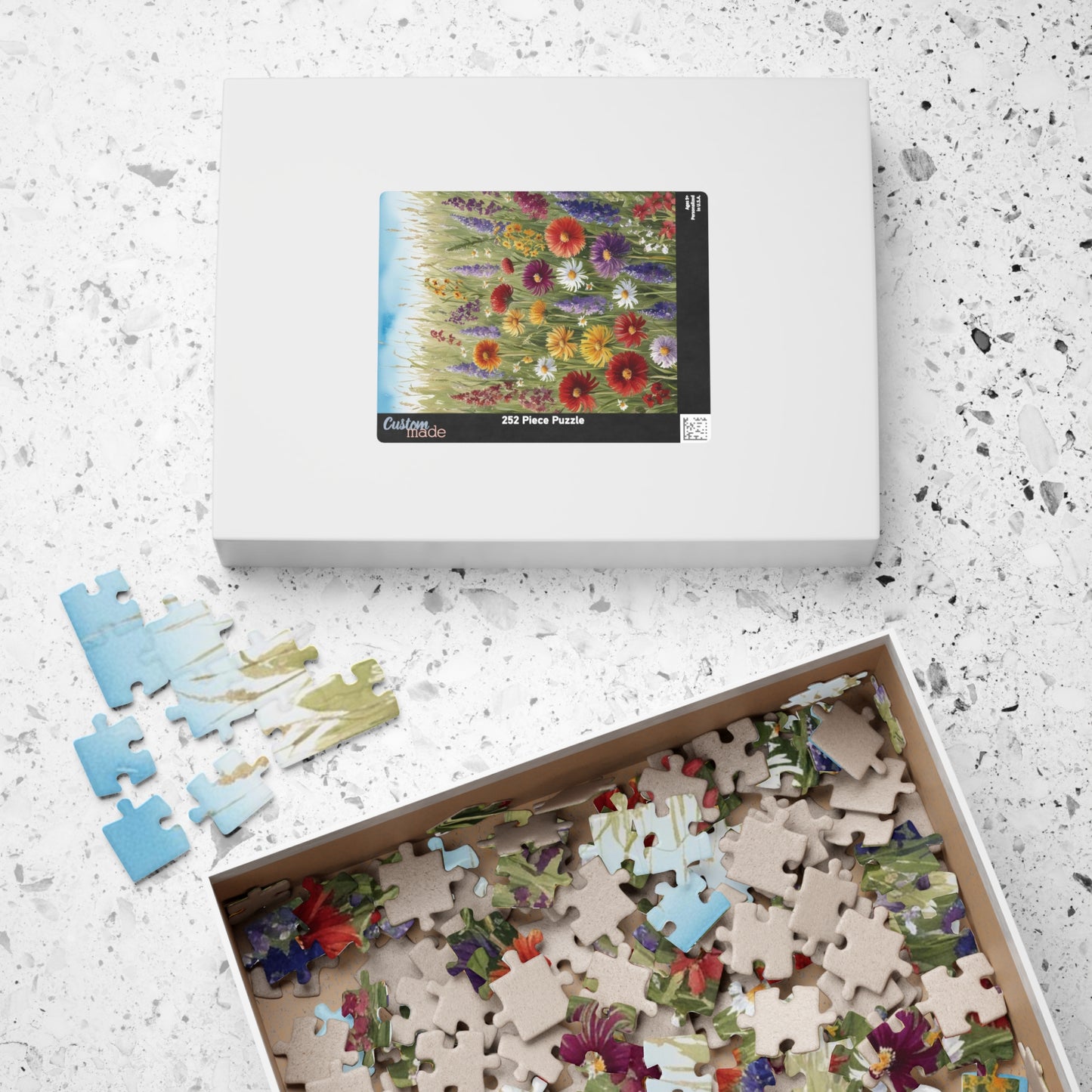Wildflower Meadow Jigsaw Puzzle for Adult Home Entertainment, 110-1014 Piece, Gift for Puzzle Loving Friends, Family Game Night, Creative Leisure Activity Puzzle The Puzzle Chest