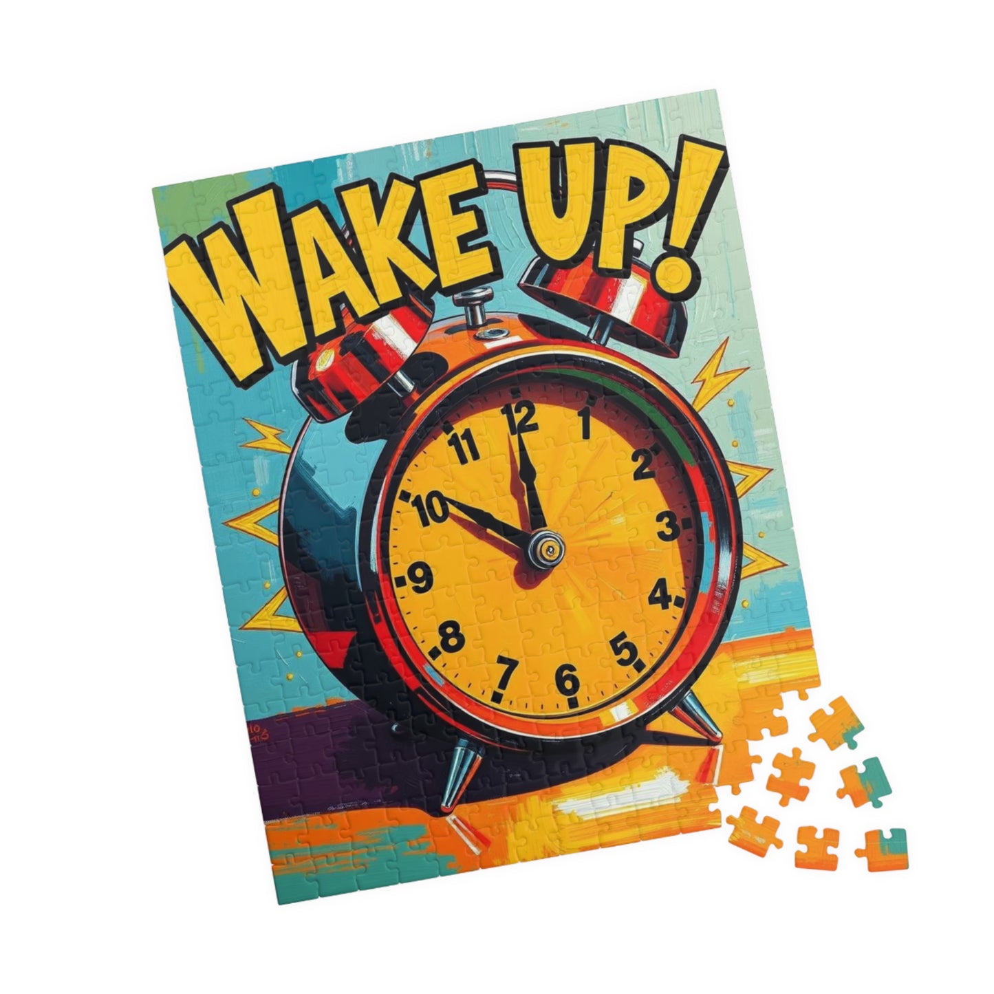 Wake Up! Puzzle, Fun and Bright Pop Art Jigsaw Game for All Ages, Perfect Gift for Adult, Family Game Night Best Home Entertainment Puzzle The Puzzle Chest