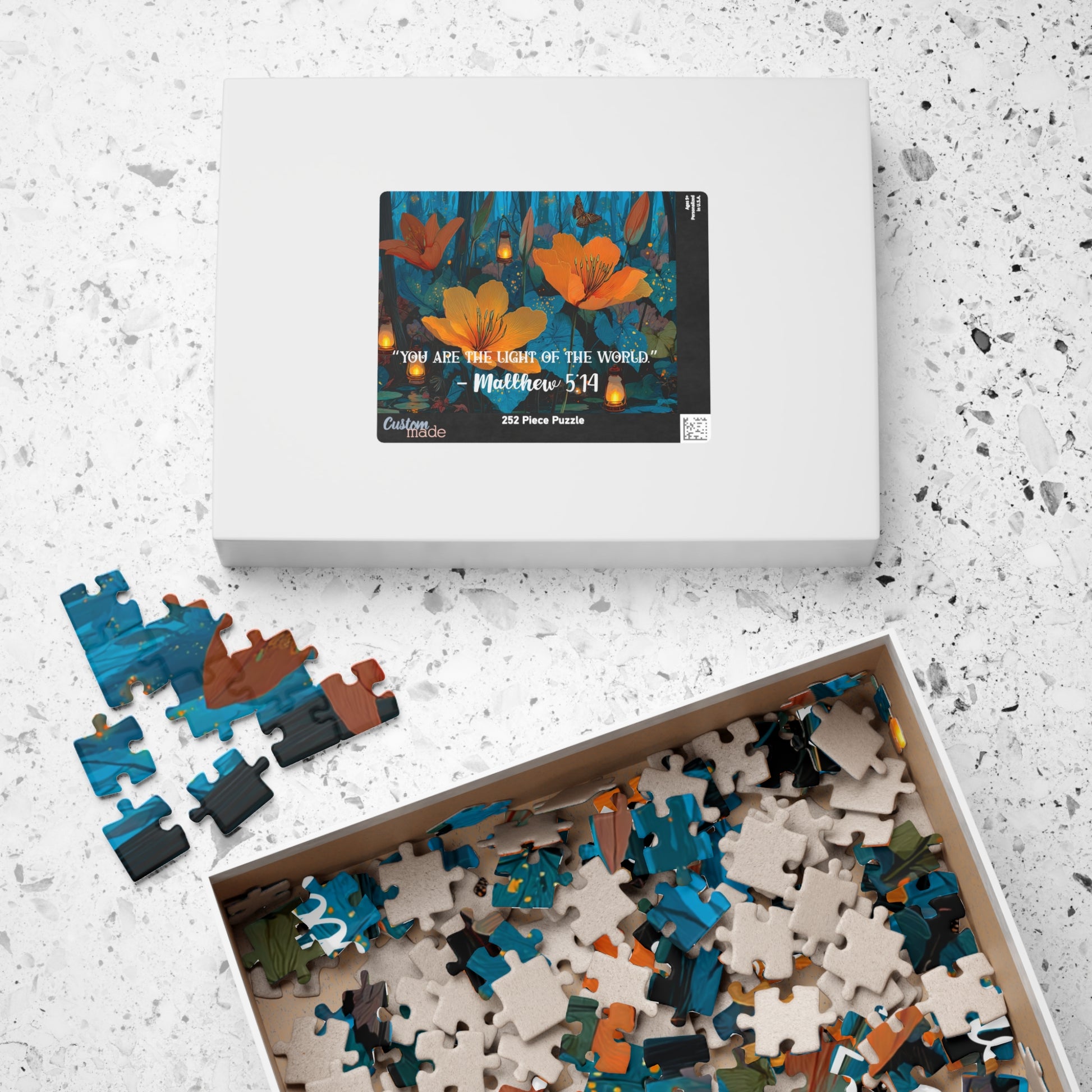 Light of the World Jigsaw Puzzle, Inspirational Game, Thoughtful Religious Gift for Friends Puzzle The Puzzle Chest