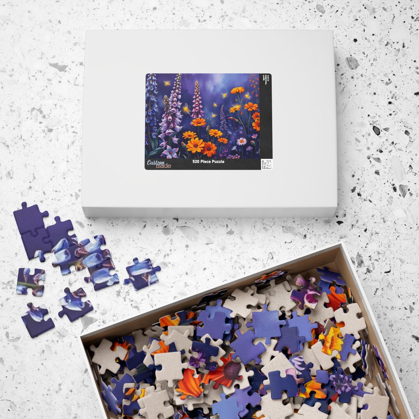 Floral Dreamscape Puzzle: 110-1014 Piece Flower Adult Jigsaw Game, Nature Lovers Gift, Fun Family Game Night, Solo Entertainment, Mindful Puzzle The Puzzle Chest