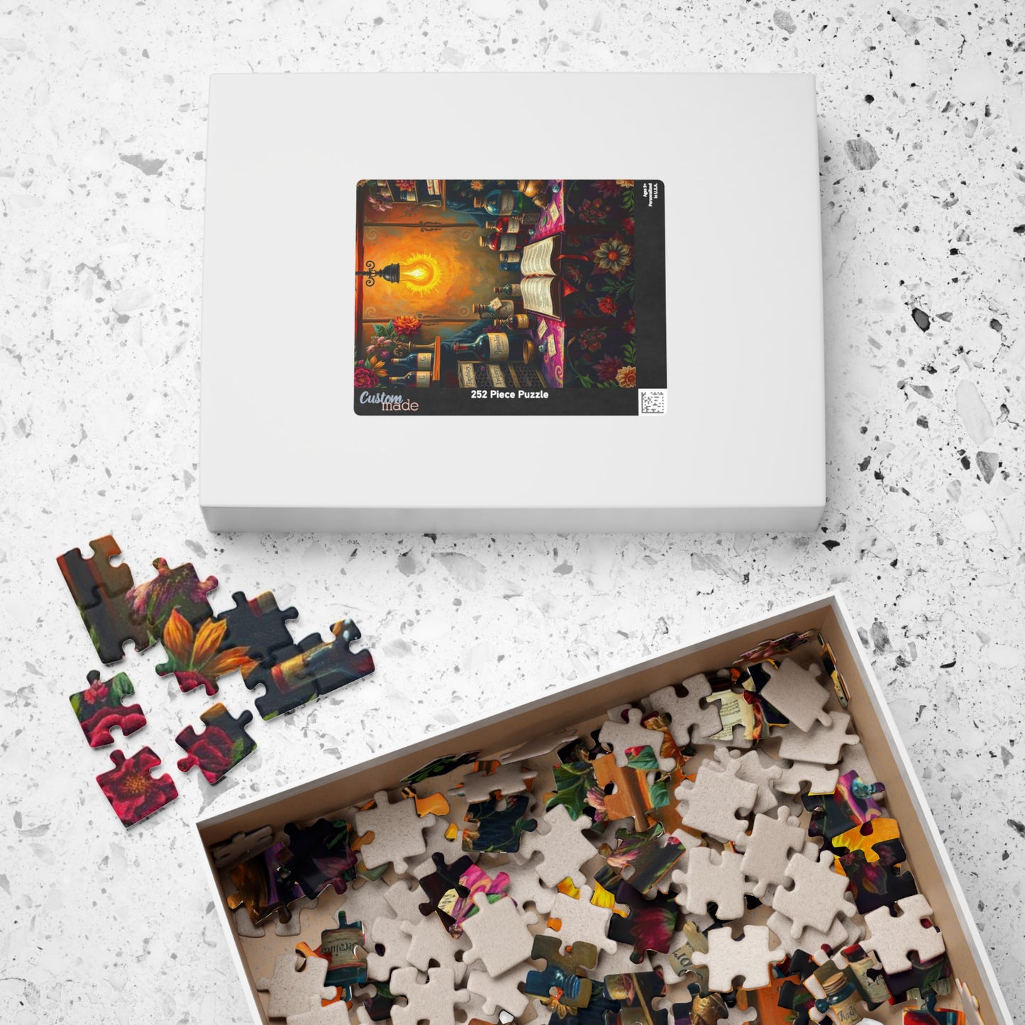 Wizards Apothecary Lab Jigsaw Puzzle, Perfect for Family Fun, Puzzle Lover Holiday Birthday Gift, Halloween Home Décor, Creative Activity