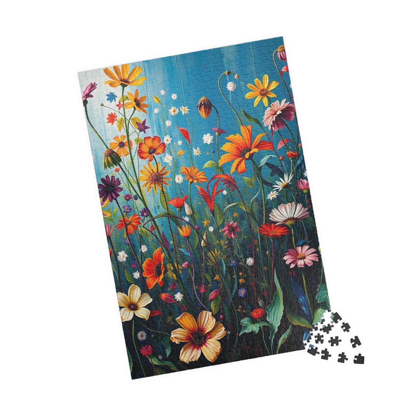 Floral Wildflower Jigsaw Puzzle, 110-1014 piece, Fun Family Activity, Unique Spring Gift for Friend Birthday Holiday, Puzzle Enthusiast Puzzle The Puzzle Chest