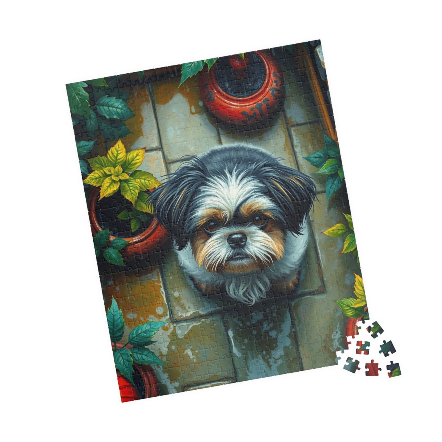 Whimsical Dog Jigsaw Puzzle - Shih Tzu, Gift for Pet Lovers, Family Fun Activity, Home Decor, Rainy Day Playtime, Animal Lovers Collection Puzzle The Puzzle Chest
