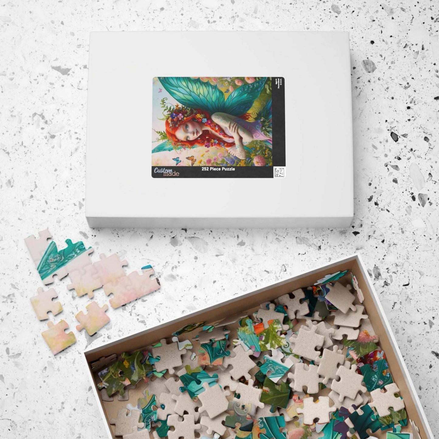 Sun-Kissed Butterfly Fairy Puzzle, Enchanting Mythical Jigsaw for Fantasy Lover, Gift for Adults, Artwork Puzzle, Relaxing Activity Puzzle The Puzzle Chest
