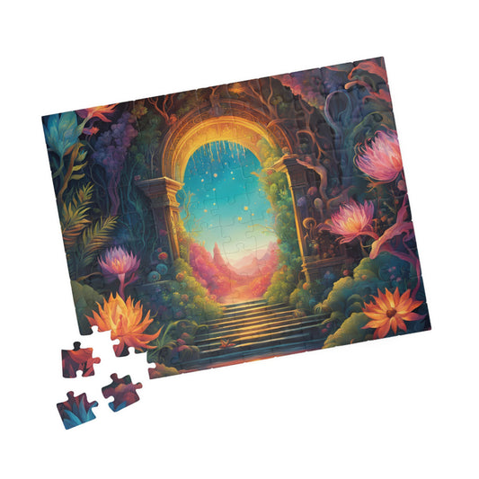 Fantasy Landscape Jigsaw Puzzle, Another World Portal 252 520 1014-Piece, Meditation Activity Stress Relief Game, Puzzle Lover Enthusiast 110 pcs (Horizontal) Puzzle The Puzzle Chest