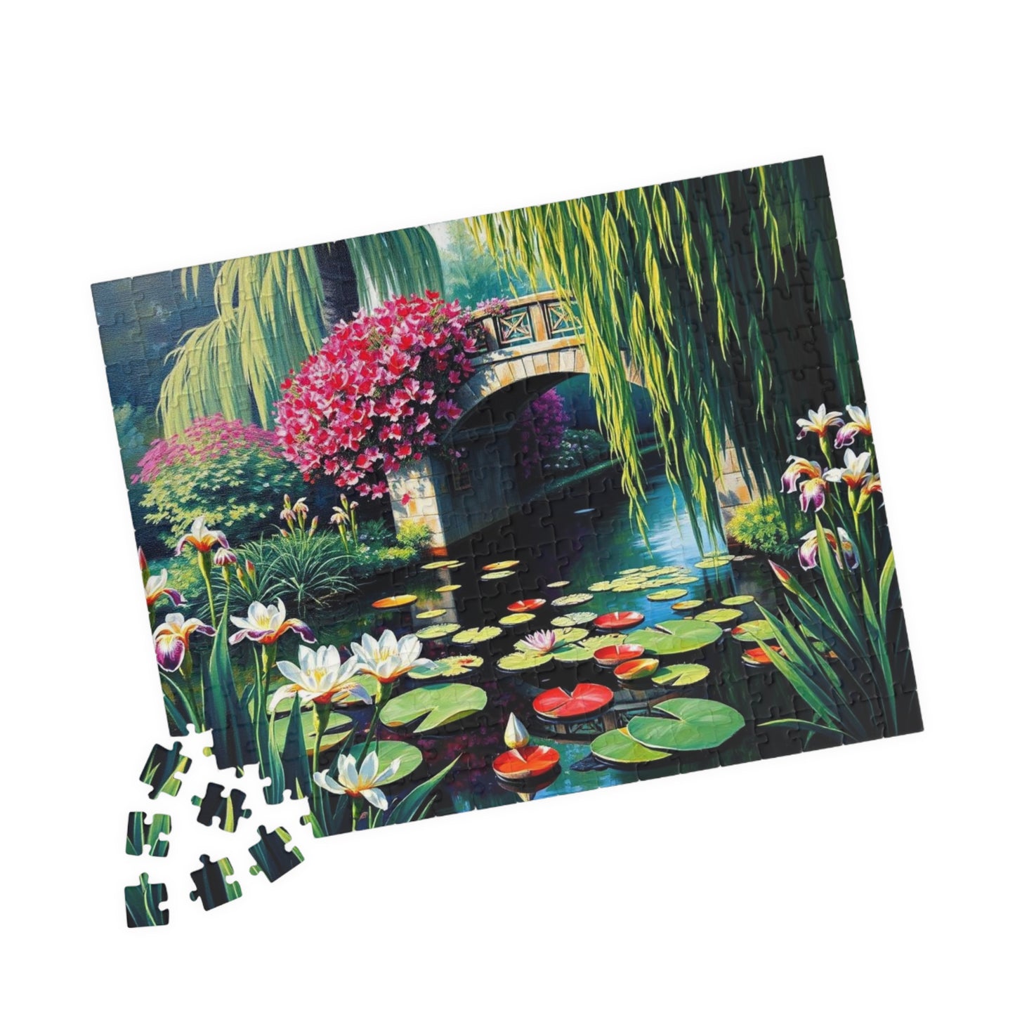 Serene Garden Puzzle - 110-1014 Piece Landscape Jigsaw Game, Gift for Nature Lovers, Family Game Night, Mindfulness Activity Puzzle The Puzzle Chest