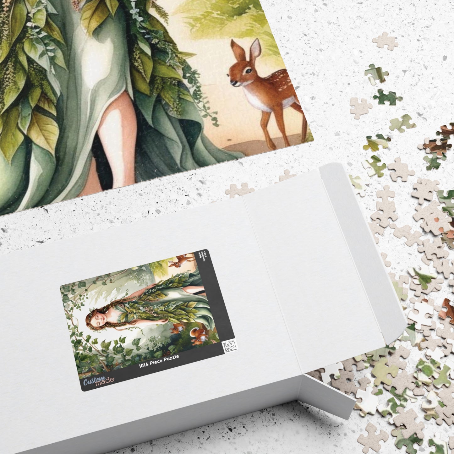 Whimsical Forest Nymph Puzzle, Mythical Creature Jigsaw Game, Best Unique Gift for Puzzle Lover Hobbyist, Fun Family Activity, Mindfulness Puzzle The Puzzle Chest