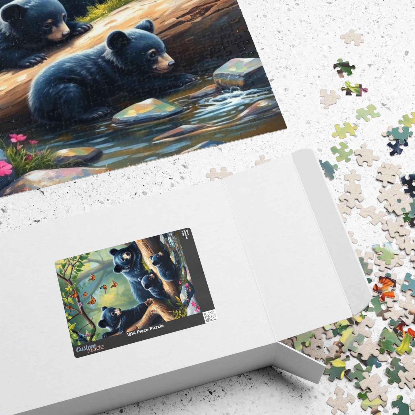 Bear Family Puzzle, Nature Themed Jigsaw for Adults, Wildlife Gift for Nature Lovers, Family Activity, Home Decor Puzzle, Creative Hobby Puzzle The Puzzle Chest