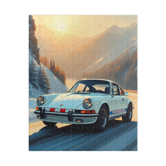 Vintage Auto Puzzle - Classic 1973 Car Jigsaw Game, Retro Auto Art 110 pcs (Vertical) Puzzle The Puzzle Chest