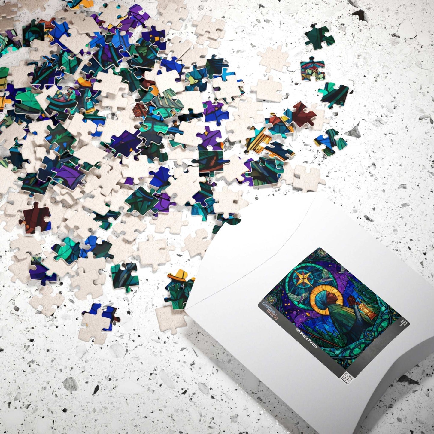 Sojourner Truth Jigsaw Puzzle - Stained Glass Style, Historical Figure Black History Gift, Afrocentric Educational Game Puzzle The Puzzle Chest