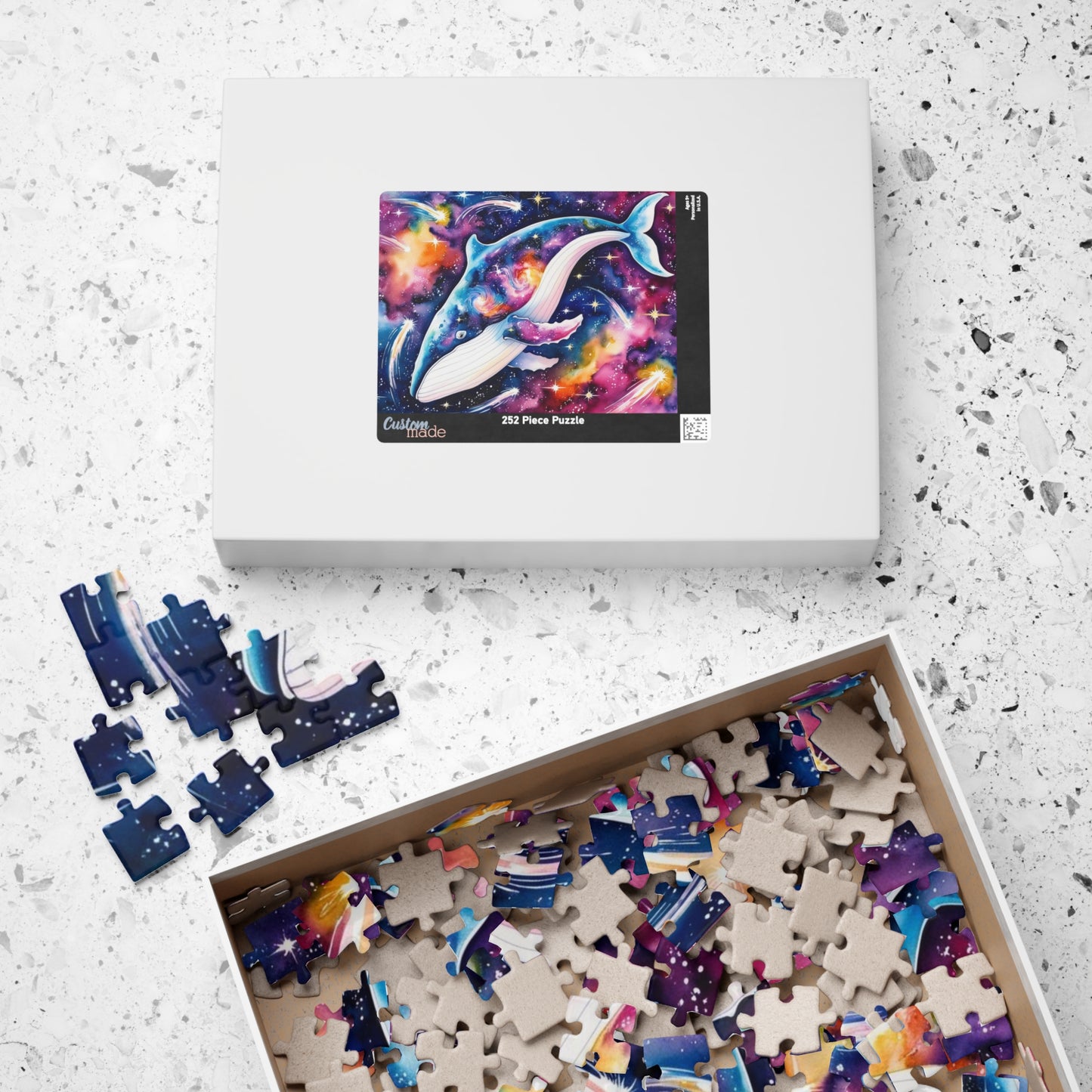 Space Animal Puzzle, Cosmic Whale Jigsaw, Starry Nebulae Game, Galaxy Puzzle Gift, Astronomical Fun Family Entertainment, Puzzle Enthusiasts Puzzle The Puzzle Chest