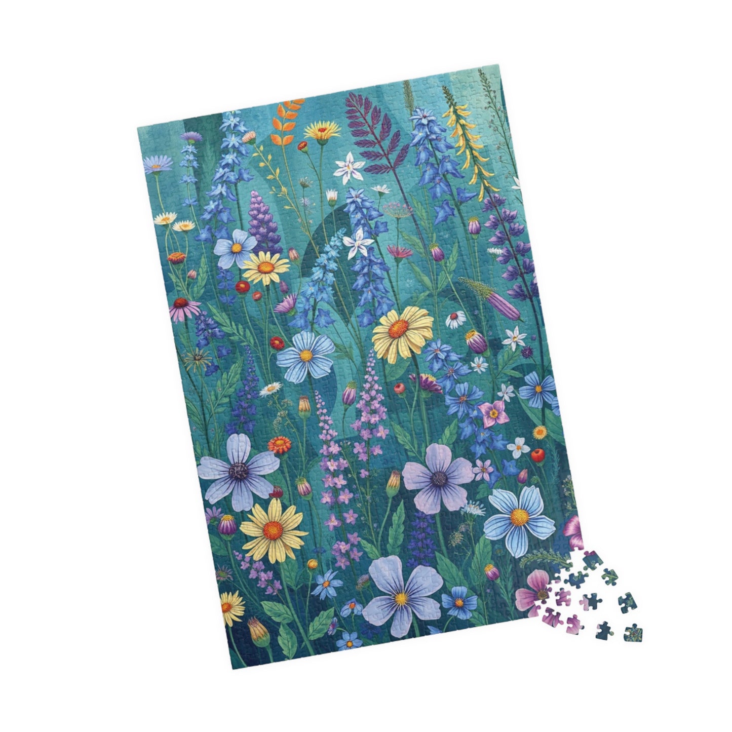 Floral Jigsaw Puzzle | Fun Activity for Adults, Family Game, Flower Lover Gift for Friends Holiday or Birthday, Jigsaw Challenge Puzzle The Puzzle Chest