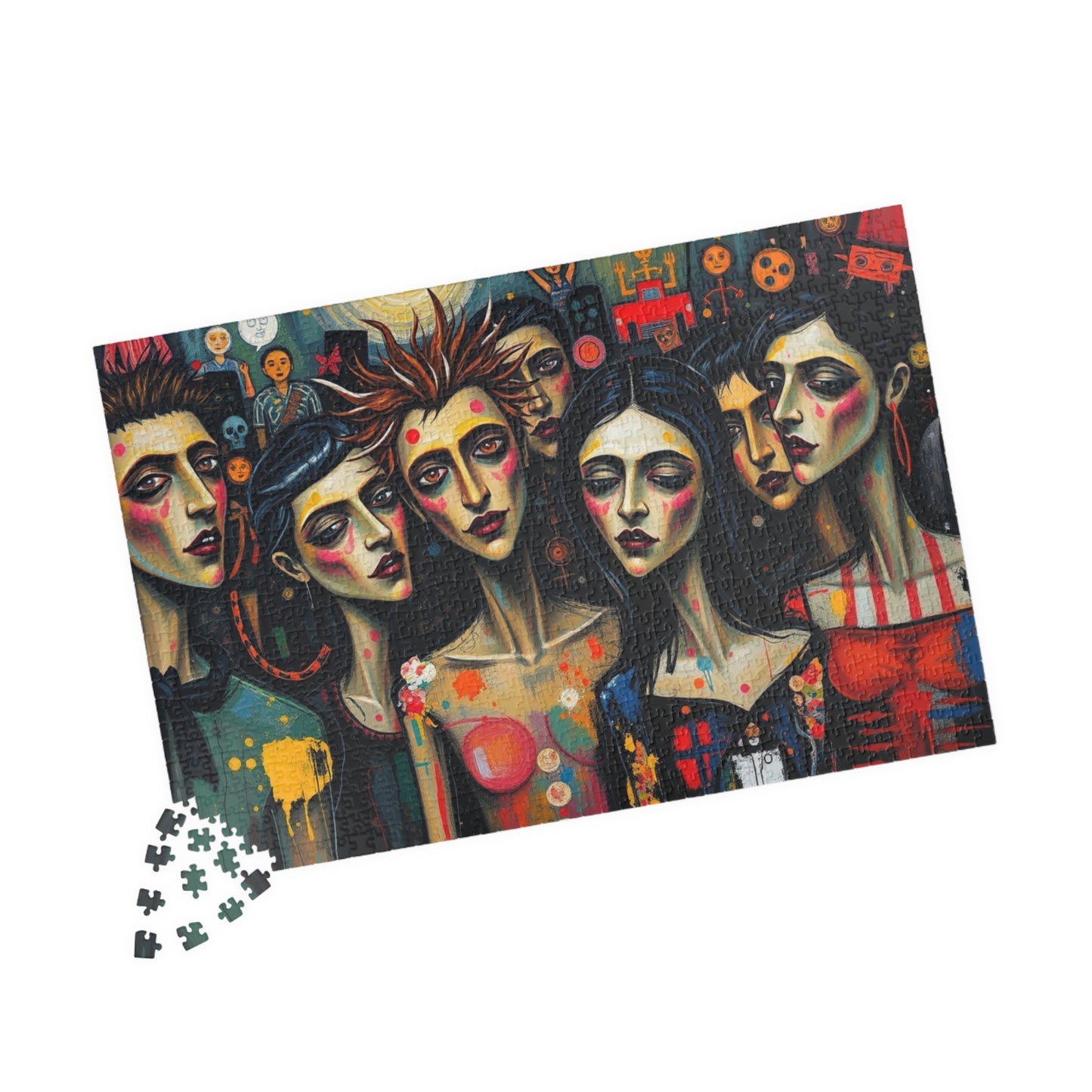 Artistic Gothic Jigsaw Puzzle - Party Scene, Game for Dark Art Lovers, Indoor Activity Solo Fun Entertaining Pastime, Best Puzzle Lover Gift Puzzle The Puzzle Chest