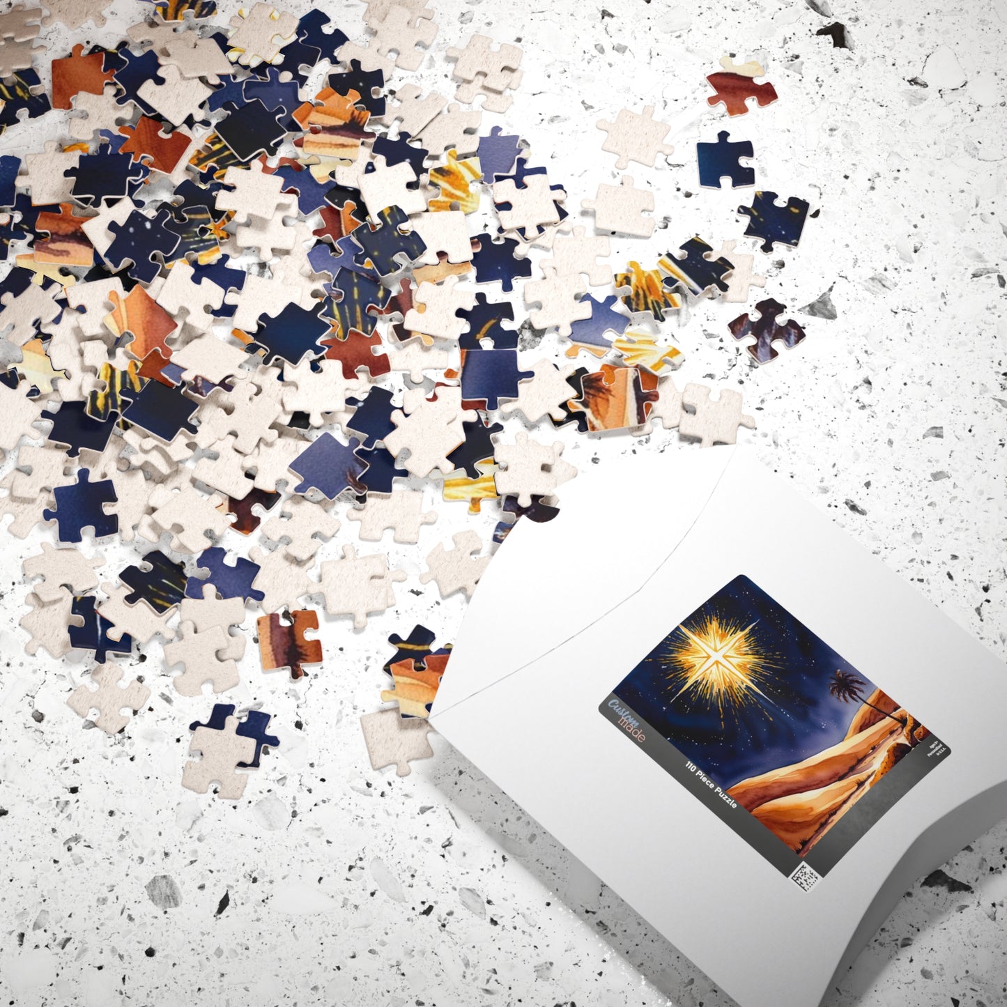 Star of David Jigsaw Puzzle, Religious Theme Faith-Based, 110, 252, 520, 1014 Piece - Holiday Gift, Jewish Holiday Celebration, Mindfulness Puzzle The Puzzle Chest