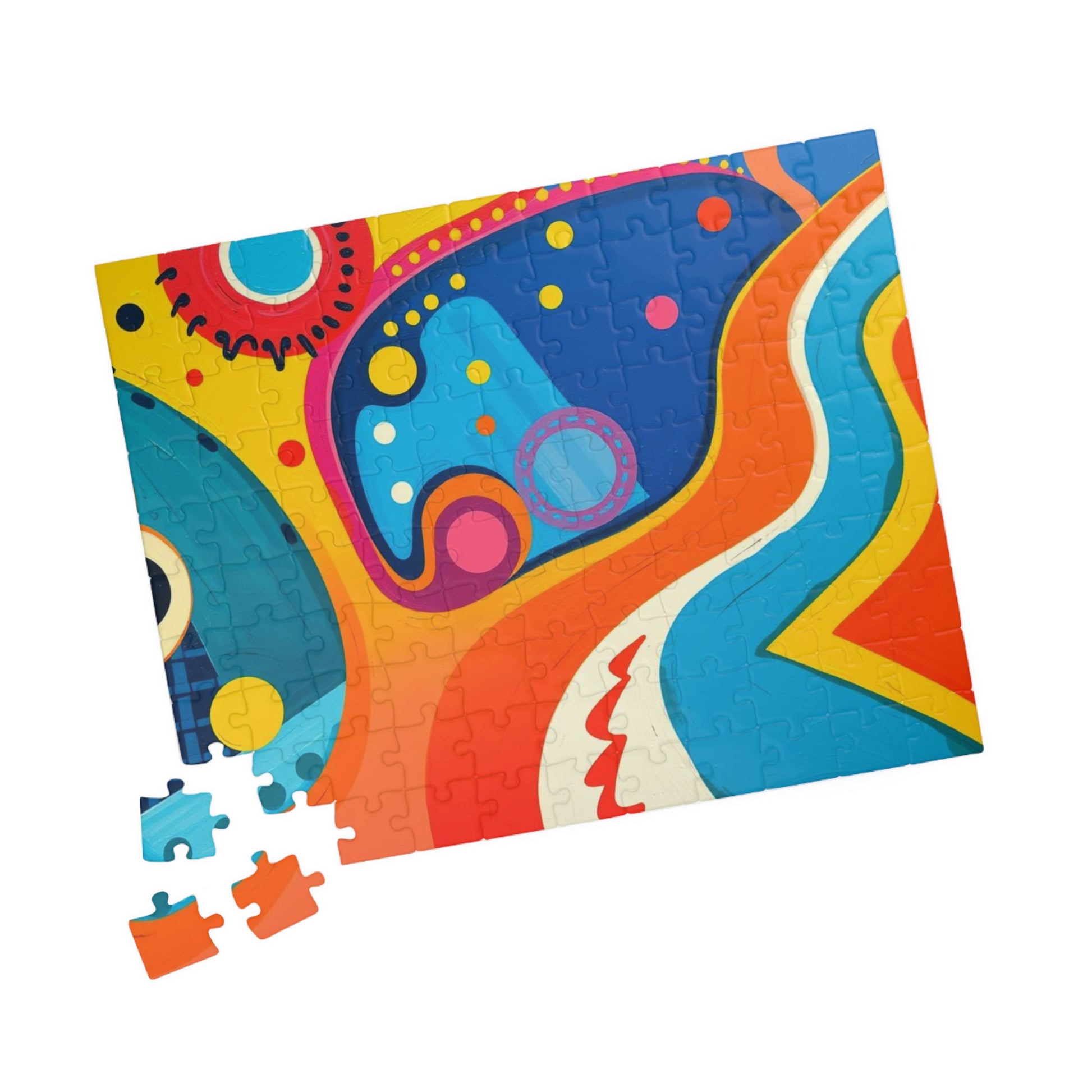 Colorful Abstract Jigsaw Puzzle for Creative Minds Puzzle The Puzzle Chest