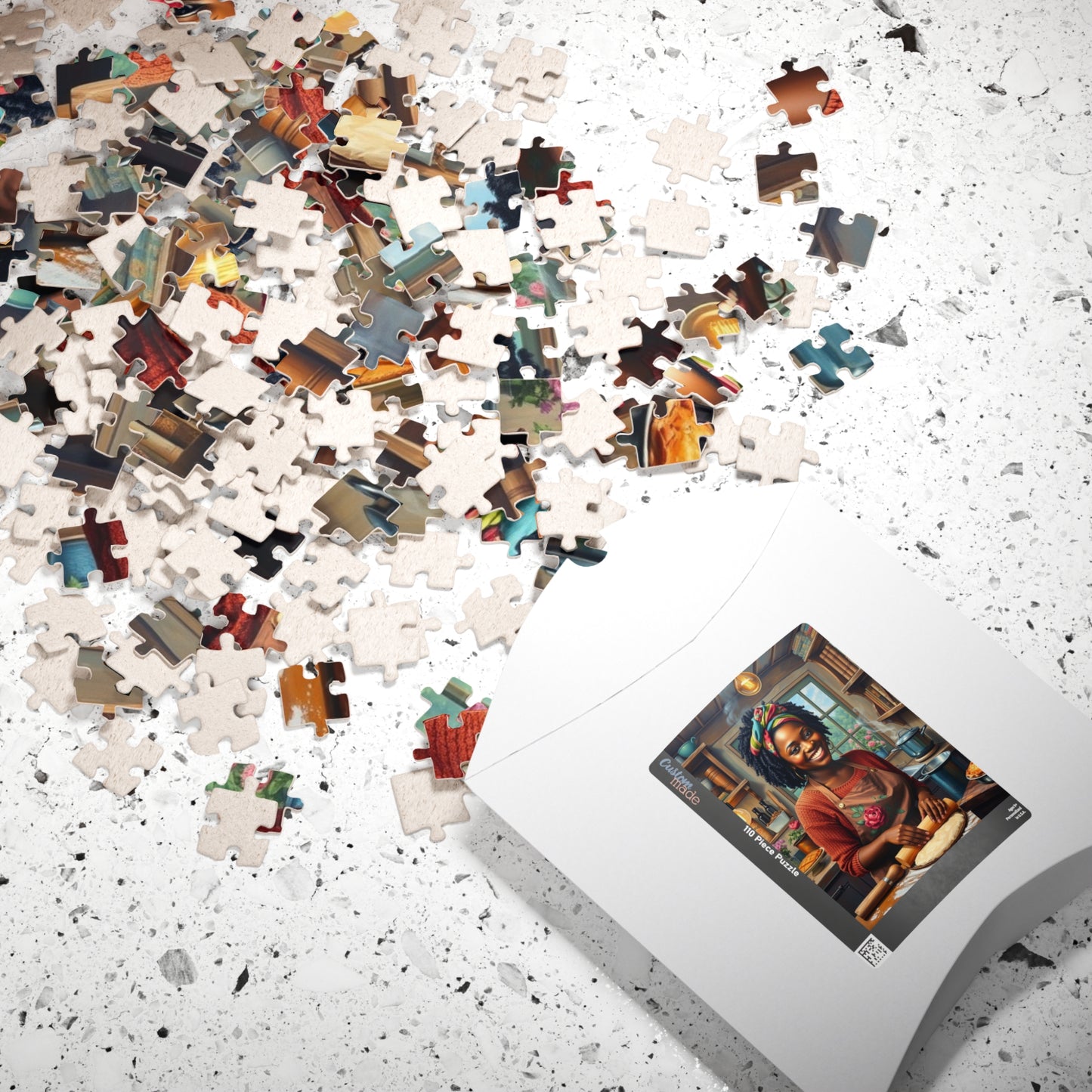 Cozy Baking Puzzle - African American Woman Cooking 110-1014 Piece, Perfect for Family Game Night, Gift for Bakers, Creative Hobby, Solo Fun Puzzle The Puzzle Chest