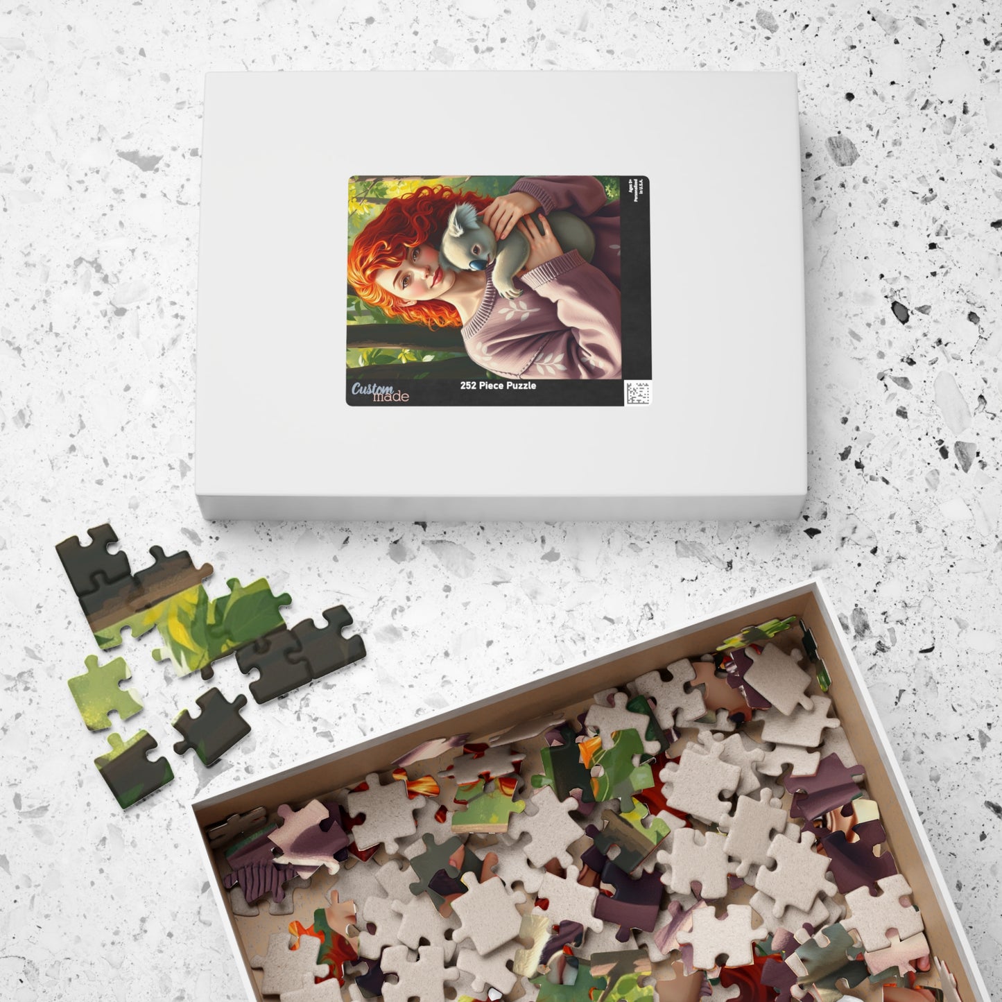 Koala Jigsaw Puzzle, Nature Wildlife Animal Theme Puzzle for Adults, Family Game Night Solo Fun, Gift for Friend, Relaxing Activity Puzzle The Puzzle Chest