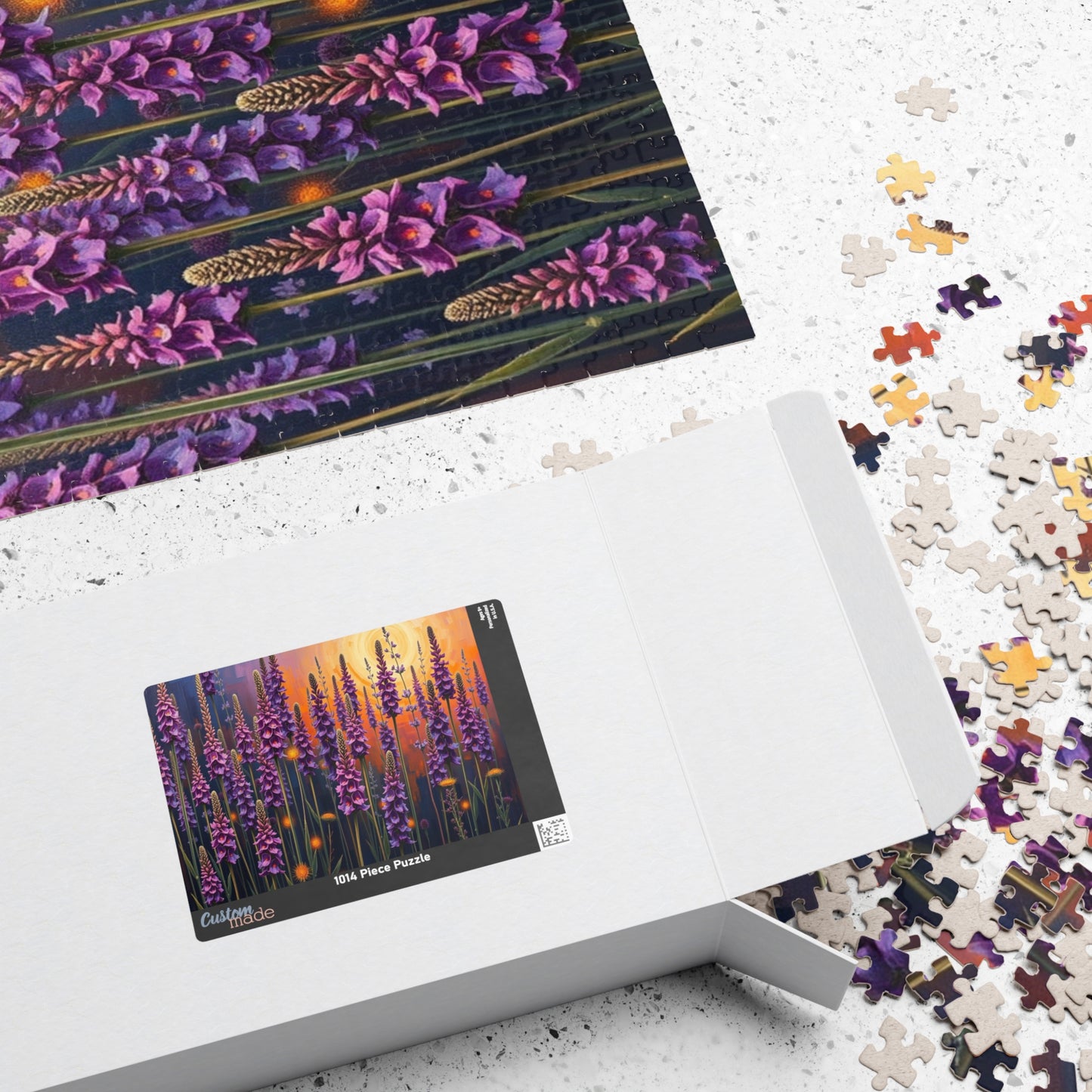 Floral Sunrise Puzzle - Mindful Jigsaw Fun for Garden Lover, Family Game Night or Solo Entertainment, Cozy Evening, Nature Enthusiast Gift Puzzle The Puzzle Chest
