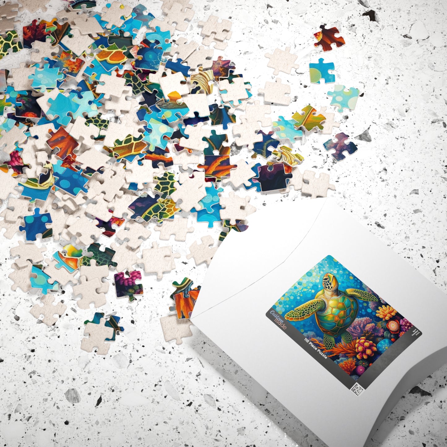 Sea Turtle Mosaic Jigsaw Puzzle for Adults Puzzle The Puzzle Chest