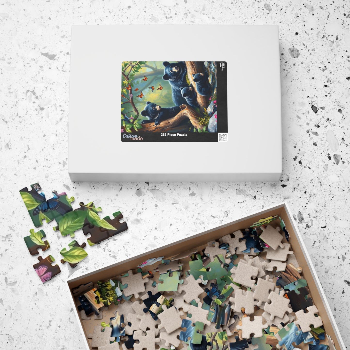 Bear Family Puzzle, Nature Themed Jigsaw for Adults, Wildlife Gift for Nature Lovers, Family Activity, Home Decor Puzzle, Creative Hobby Puzzle The Puzzle Chest