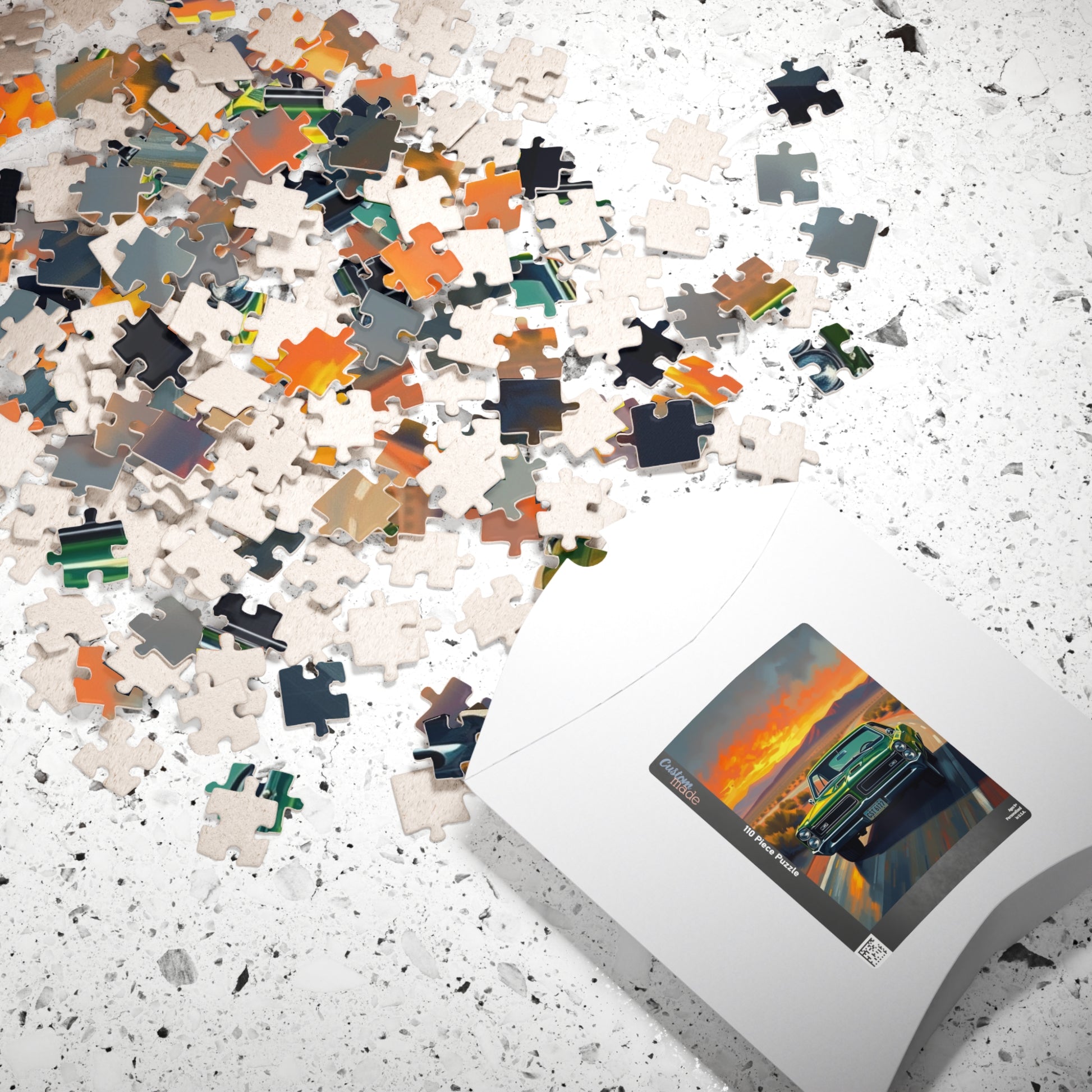 Vintage Car Puzzle - 1966 GTO, Nostalgic Jigsaw Puzzle Puzzle The Puzzle Chest