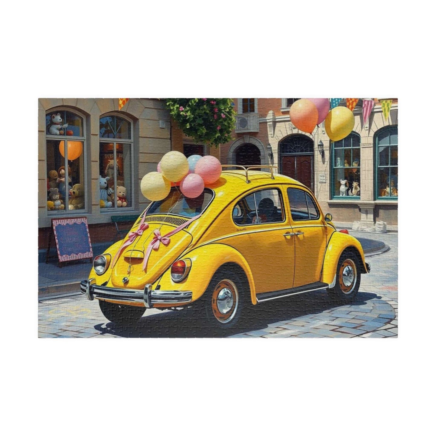 Lemonade Street Parade Vintage Car Puzzle, Retro Auto Jigsaw Game, Classic Vehicle Puzzle 1014 pcs (Horizontal) Puzzle The Puzzle Chest