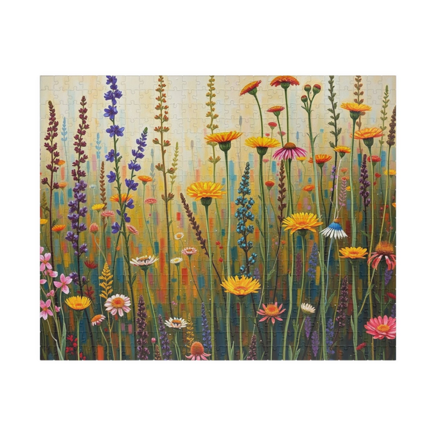 Colorful Floral Art Puzzle | Nature-Themed Puzzle | Fun Family Activity | Unique Gifts for Garden Lovers | Creative Gift Idea | Relaxing 520 pcs (Horizontal) Puzzle The Puzzle Chest