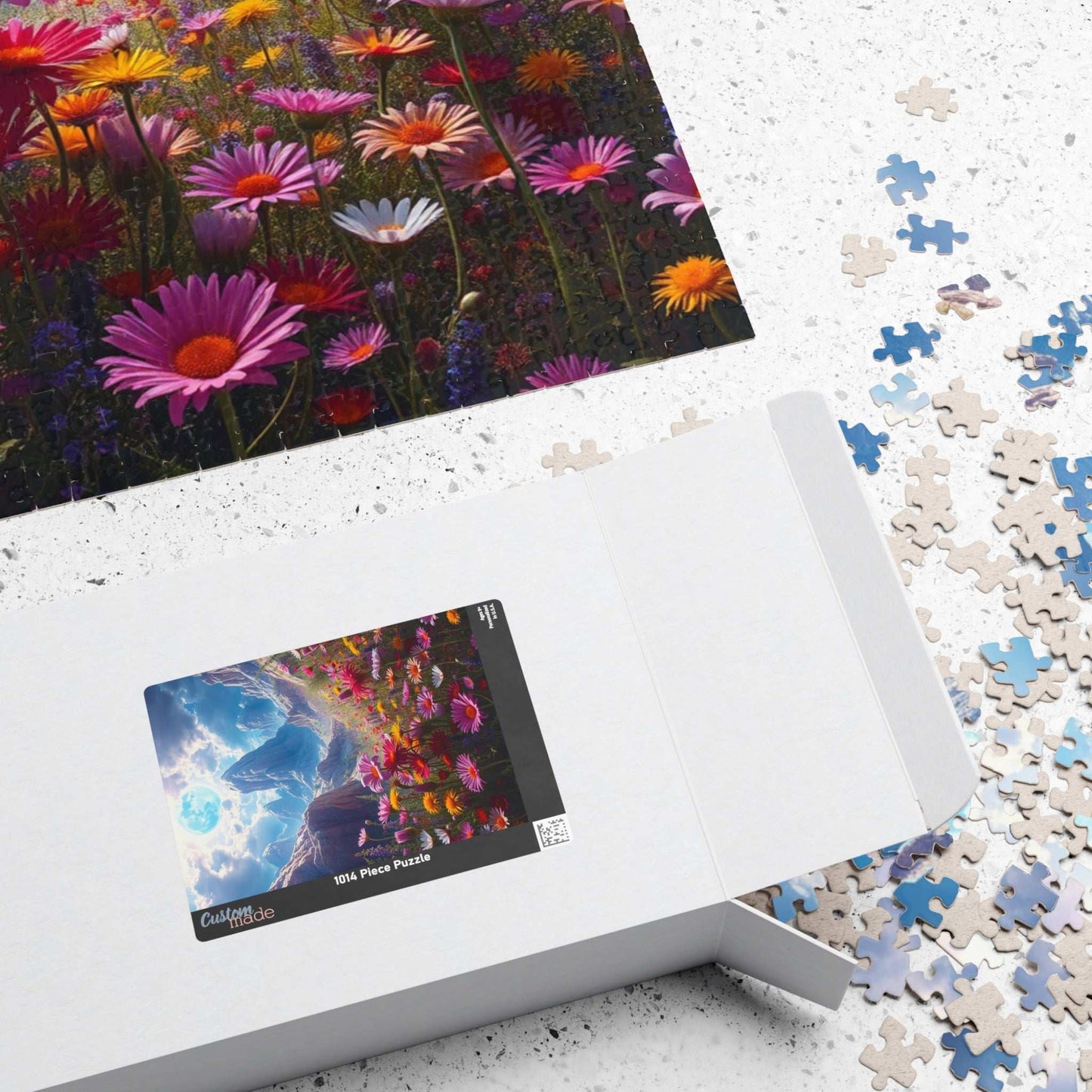 Nature's Serenity Landscape Puzzle, 110, 252, 520, 1014-piece, Floral Jigsaw Art Game for Mindfulness, Gift for Nature Lovers, Relaxation Puzzle The Puzzle Chest