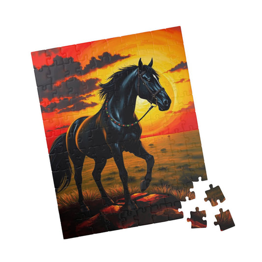 Majestic Horse Jigsaw Puzzle Game for Adults, Horse Lover Gift for Friend Animal Enthusiast, Equestrian Art, Family Bonding, Mental Exercise Puzzle The Puzzle Chest