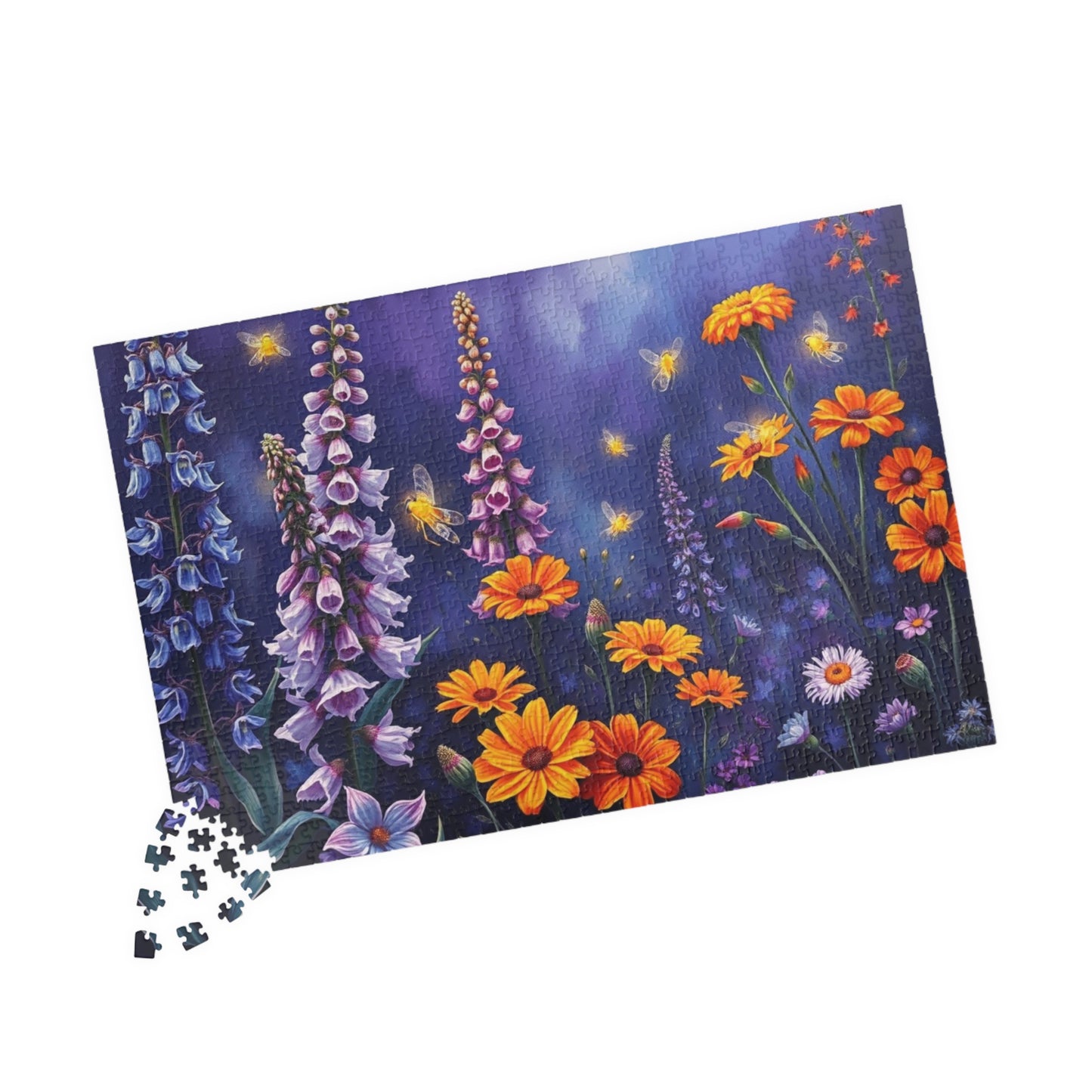 Floral Dreamscape Puzzle: 110-1014 Piece Flower Adult Jigsaw Game, Nature Lovers Gift, Fun Family Game Night, Solo Entertainment, Mindful Puzzle The Puzzle Chest