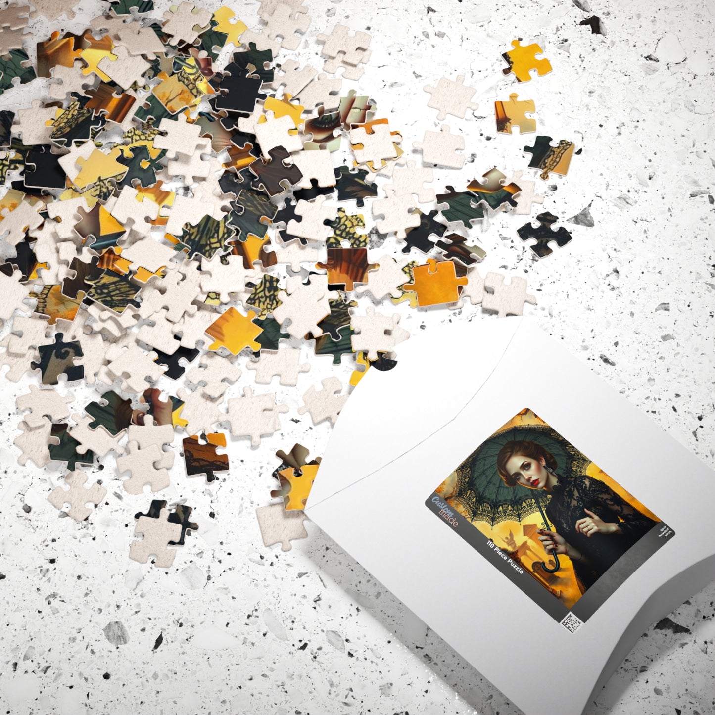 Gothic Lady Jigsaw Puzzle - Enchanting Vintage Design, Perfect Gift for Puzzle Lovers, Home Entertainment, Relaxation, Family Fun Puzzle The Puzzle Chest