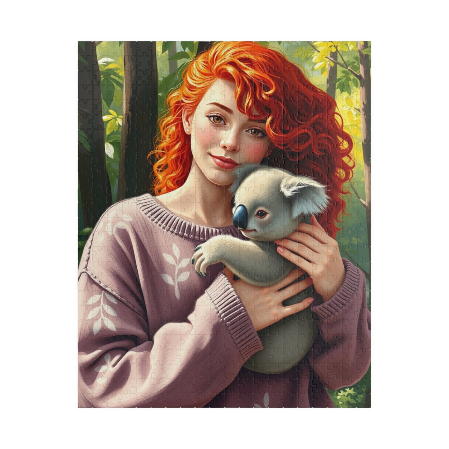 Koala Jigsaw Puzzle, Nature Wildlife Animal Theme Puzzle for Adults, Family Game Night Solo Fun, Gift for Friend, Relaxing Activity 520 pcs (Vertical) Puzzle The Puzzle Chest