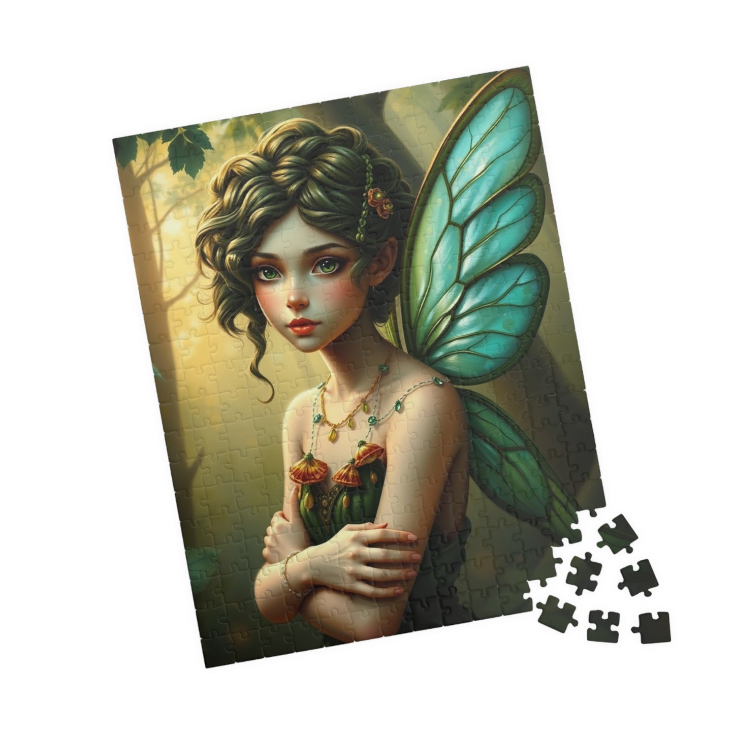 Fairy Enchantment Puzzle, Jigsaw Puzzle for Adults, Unique Fantasy Gift for Puzzle Lovers, Home Entertainment, Family Activity or Solo Fun