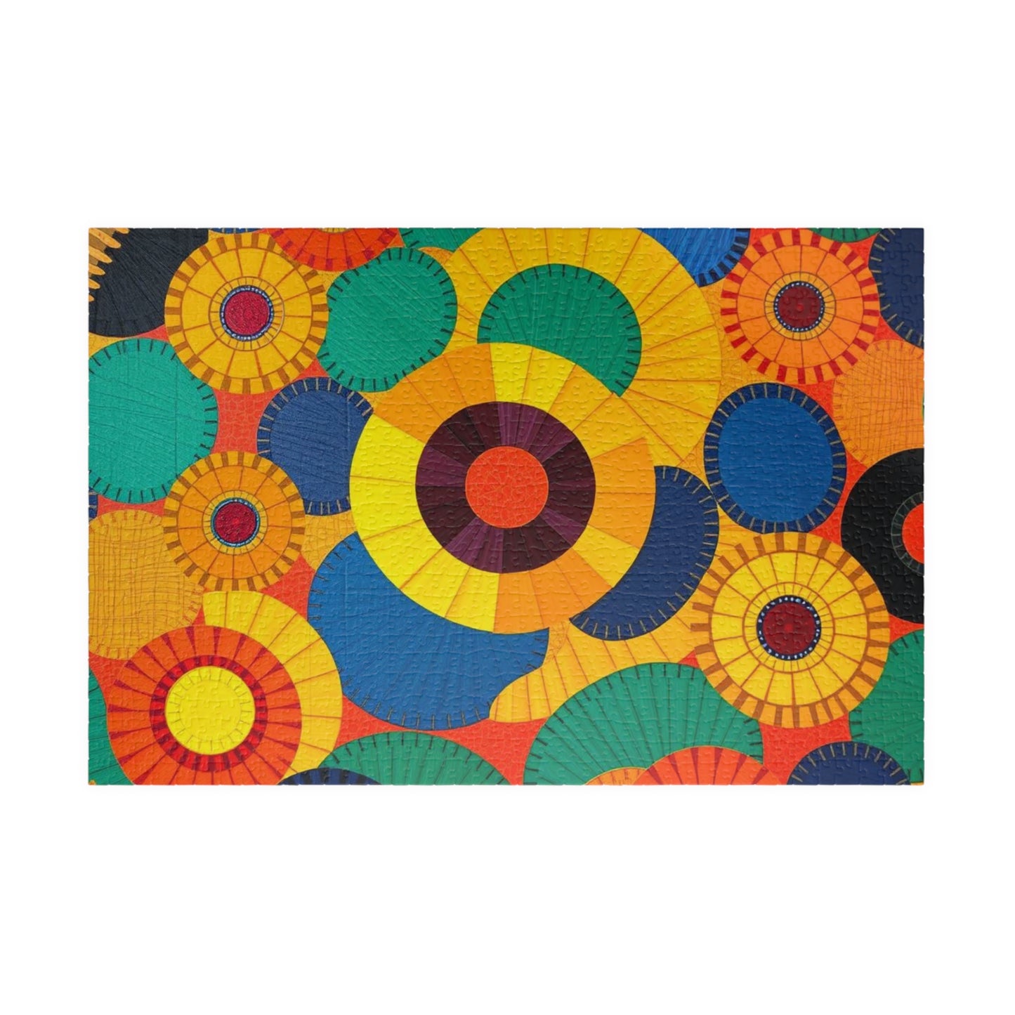Colorful Abstract Jigsaw Puzzle Game for Adults, Perfect Family Activity, Home Entertainment, Gift for Puzzle Lover, Art Enthusiast 1014 pcs (Horizontal) Puzzle The Puzzle Chest