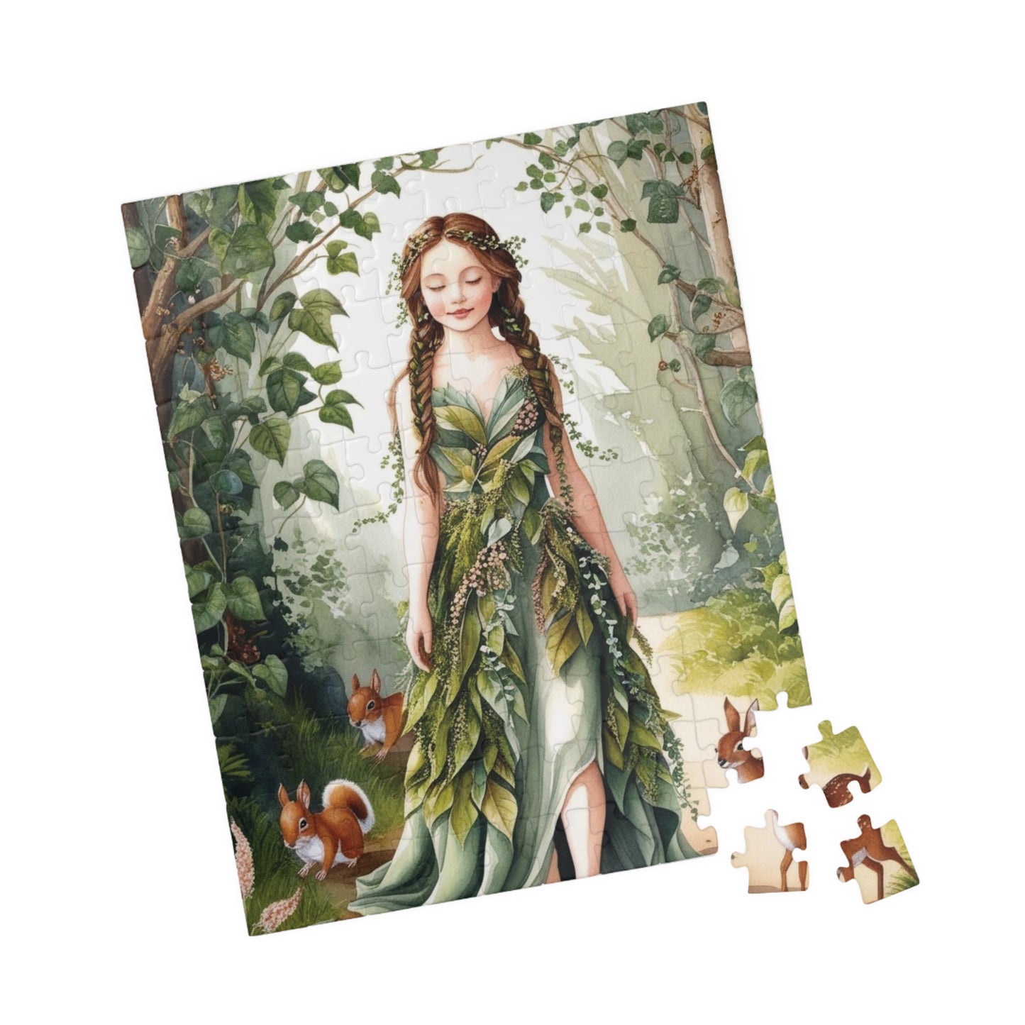 Whimsical Forest Nymph Puzzle, Mythical Creature Jigsaw Game, Best Unique Gift for Puzzle Lover Hobbyist, Fun Family Activity, Mindfulness Puzzle The Puzzle Chest