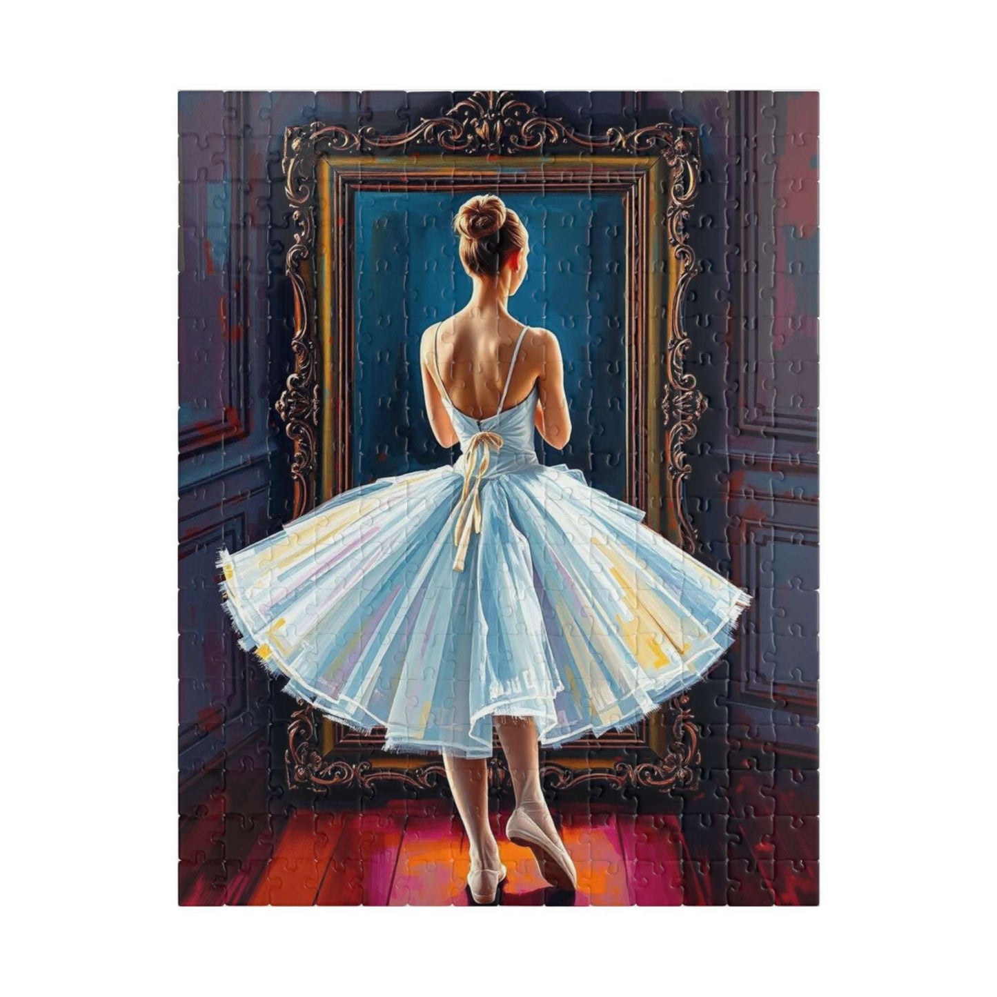 Vintage Ballerina Jigsaw Puzzle, 110, 252, 520, 1014-piece Ballet Artwork, Gift for Friend, Family Activity, Home Entertainment, Mindfulness 252 pcs (Vertical) Puzzle The Puzzle Chest