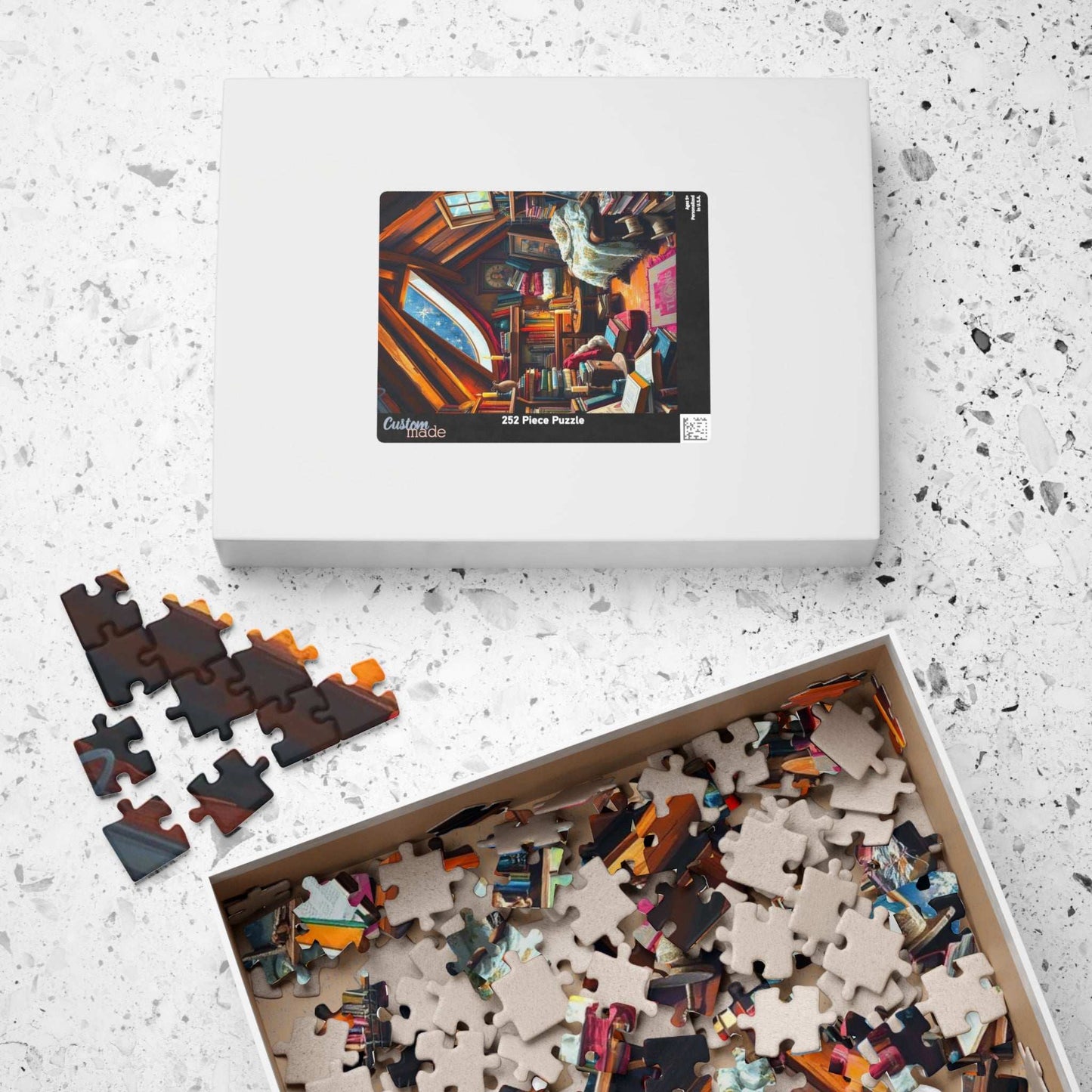 Cozy Winter Attic Jigsaw Puzzle - 110, 252, 520, 1014-piece Dreamy Room, Ideal Gift for Puzzle Lover, Quiet Home Activity, Fun Family Night Puzzle The Puzzle Chest