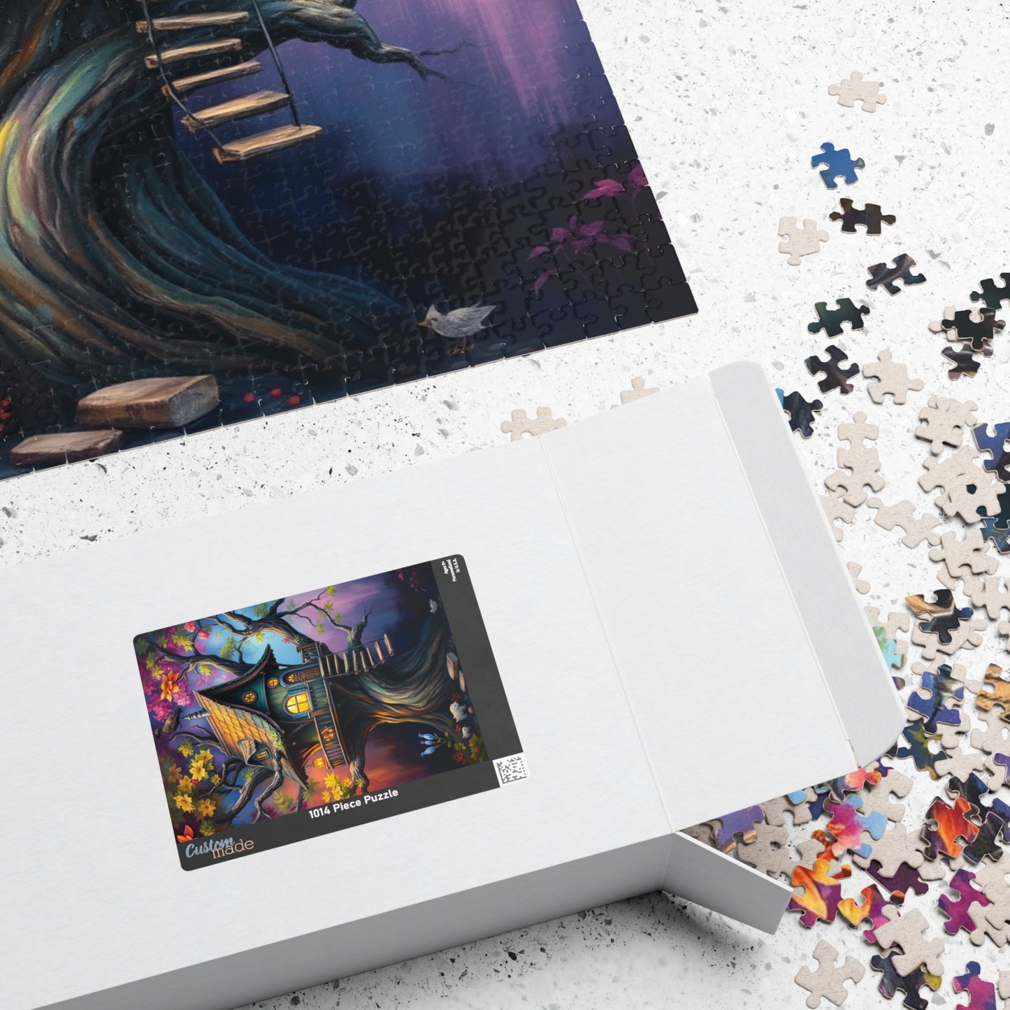 Charming Treehouse Jigsaw Puzzle for Adults, Puzzle Lover Holiday or Birthday Gift for Friends, Mindfulness Activity, Entertaining Pastime Puzzle The Puzzle Chest