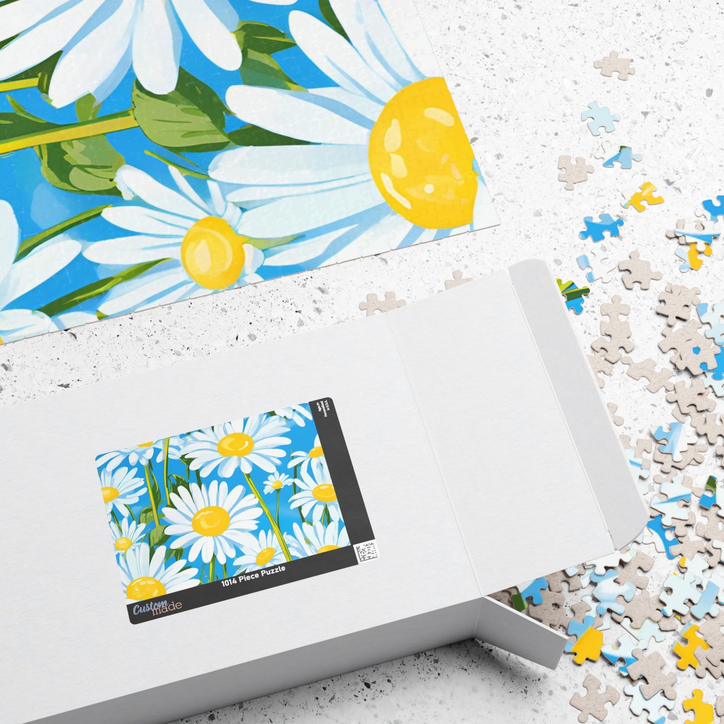 Daisy Delight Jigsaw Puzzle for Adults, Floral Jigsaw for Relaxing Days, Gift for Nature Lovers, Family Game Night, Fun Indoor Activity Puzzle The Puzzle Chest